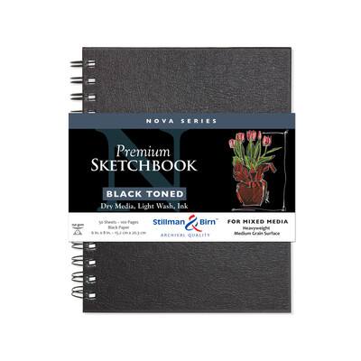 Stillman Birn Nova Series Black Toned Premium Mixed Media Sketchbook