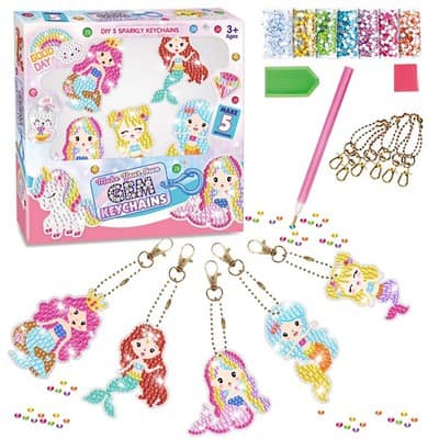 Sparkly Selections Mermaid Keychains Set Michaels