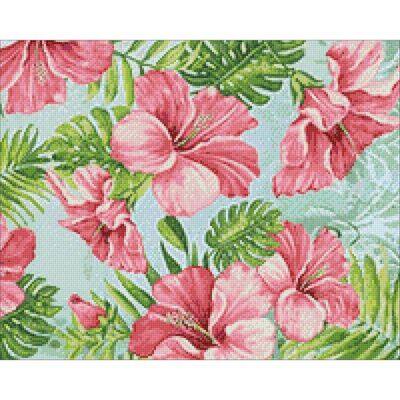 Crafting Spark Hibiscus Diamond Painting Kit Michaels