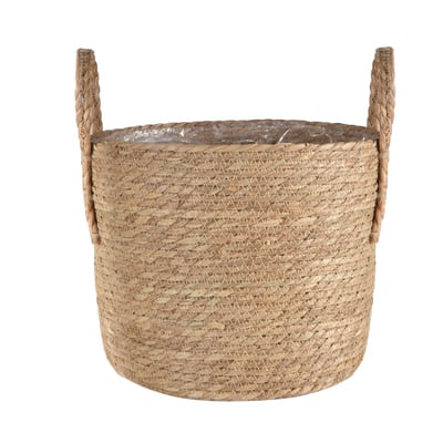 14 Lined Cattail Basket By Ashland Michaels