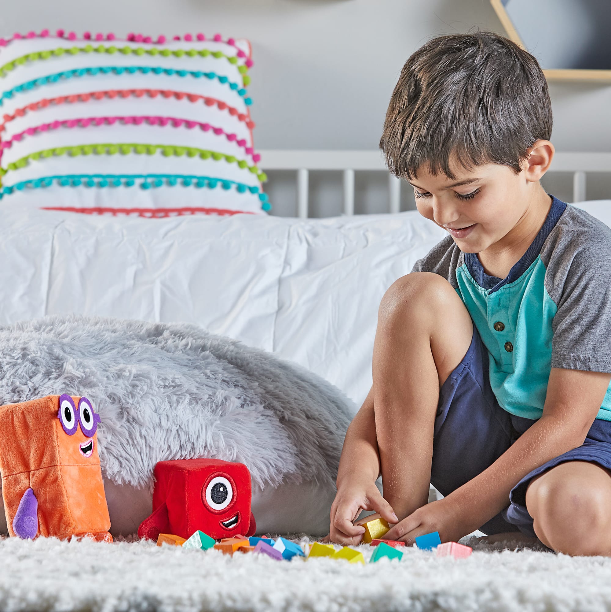 hand2mind® Numberblock 1 & 2 Playful Pals Plush Set