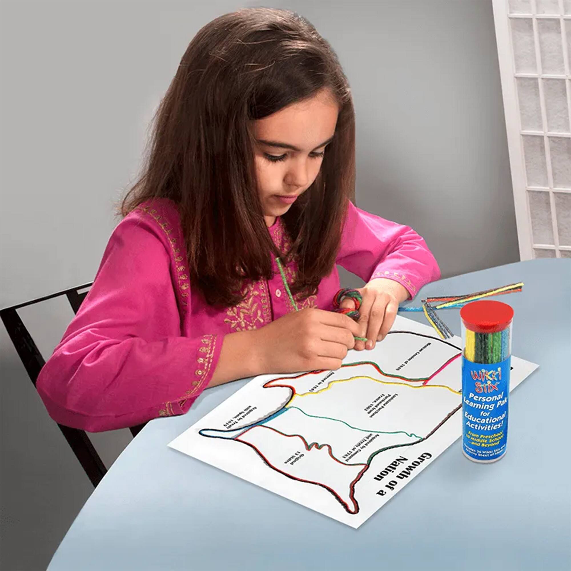 Wikki Stix® 6" Personal Learning Pak, 6 Packs of 36