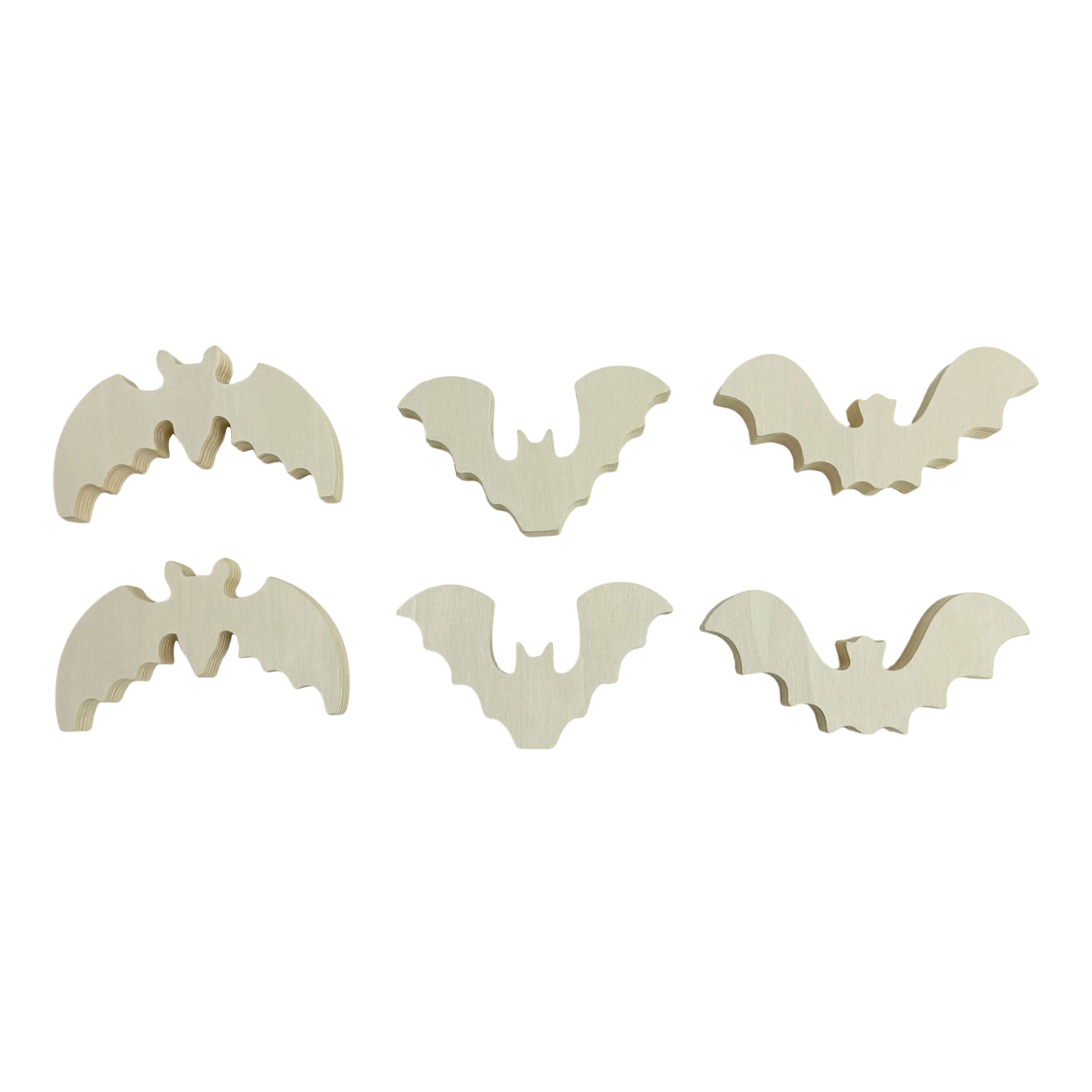 Bats DIY Wood Décor Shapes, 6ct. by Make Market®