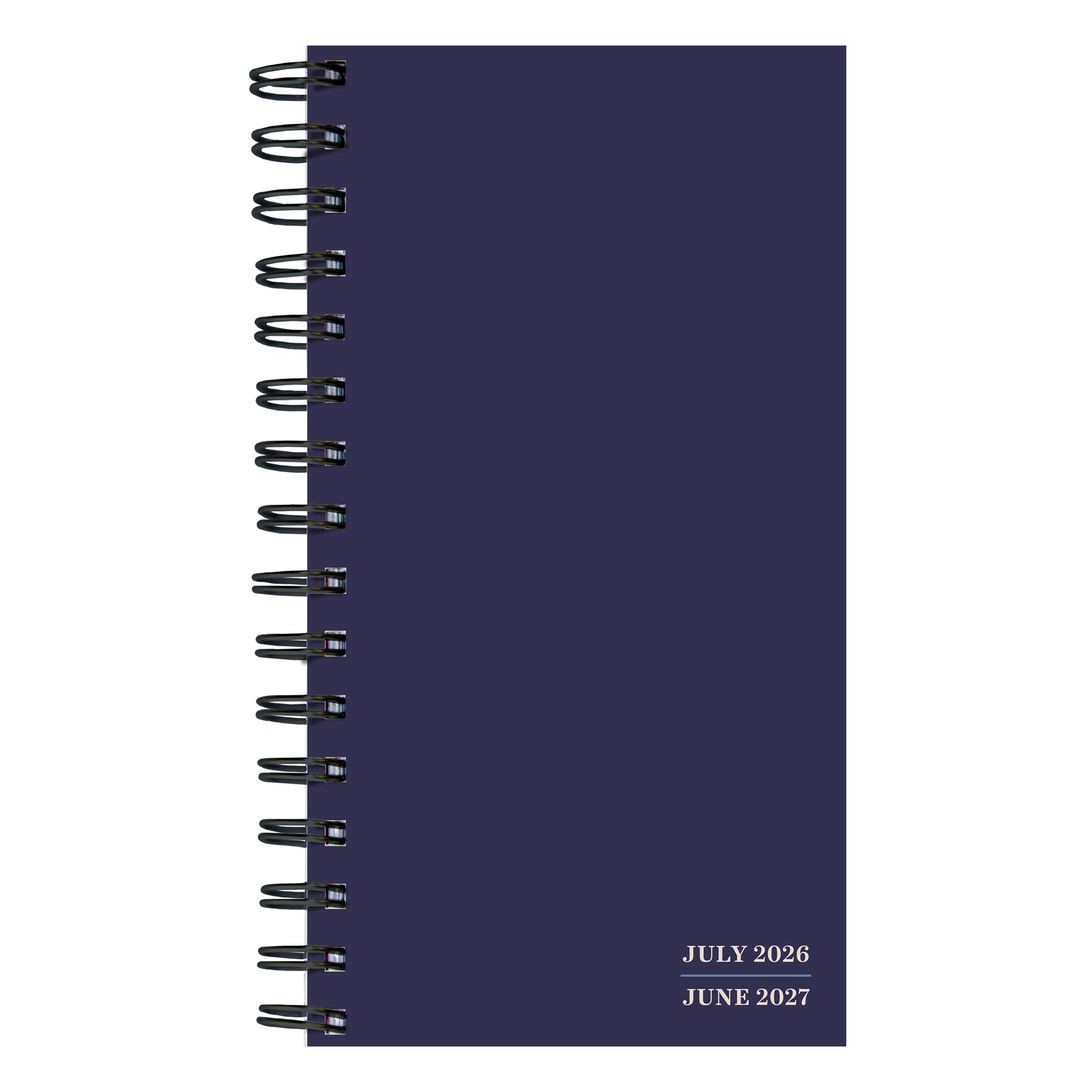TF Publishing Midnight Purple Small 2026-27 Weekly Monthly Planner