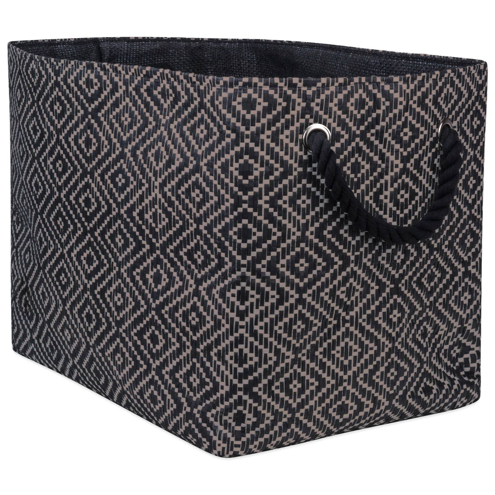 DII® Large Rectangle Diamond Basketweave Paper Bin