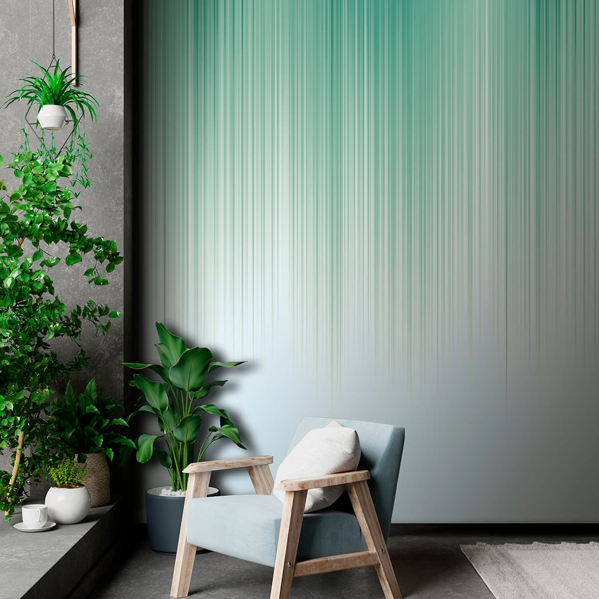 Designs Direct Rainfall Wall Mural