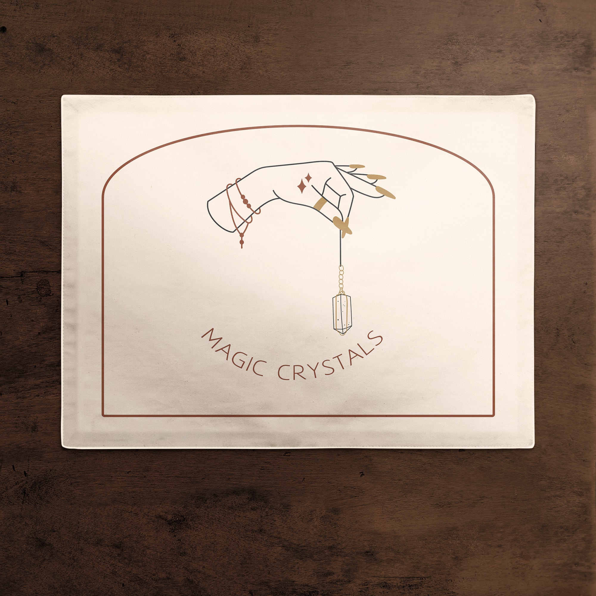Magic Crystals 3 18" x 14" Poly Twill Placemat