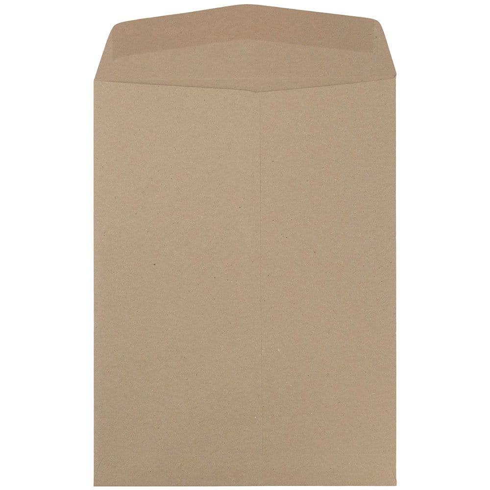 JAM Paper 10" x 13" Brown Kraft Paper Bag Open End Catalog Premium Envelopes