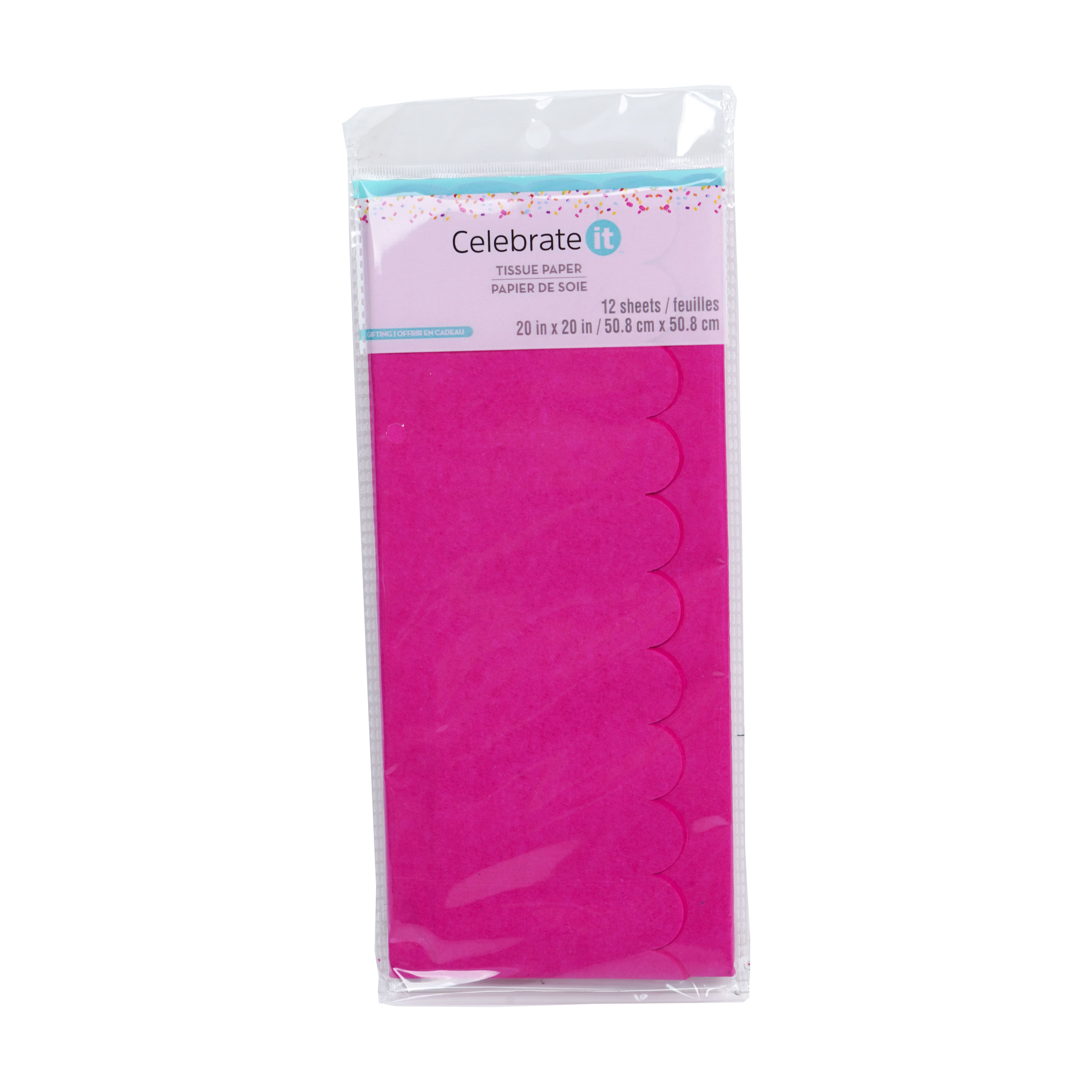 Michaels, Scalloped Tissue Paper Sheets, 12ct. by Celebrate It™ – Category: Tissue Paper & Shredded Filler