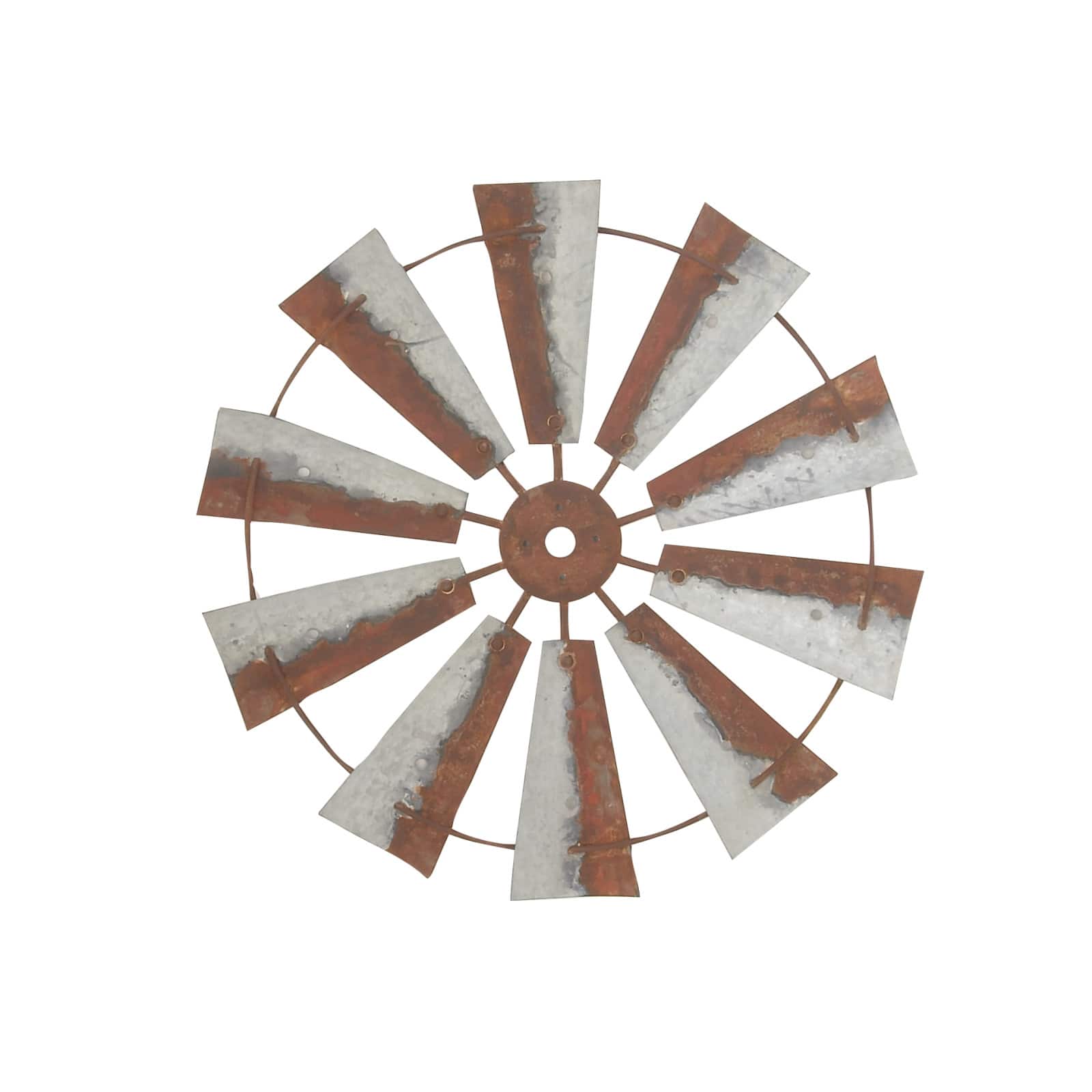 Brown Metal Farmhouse Wall Decoration
