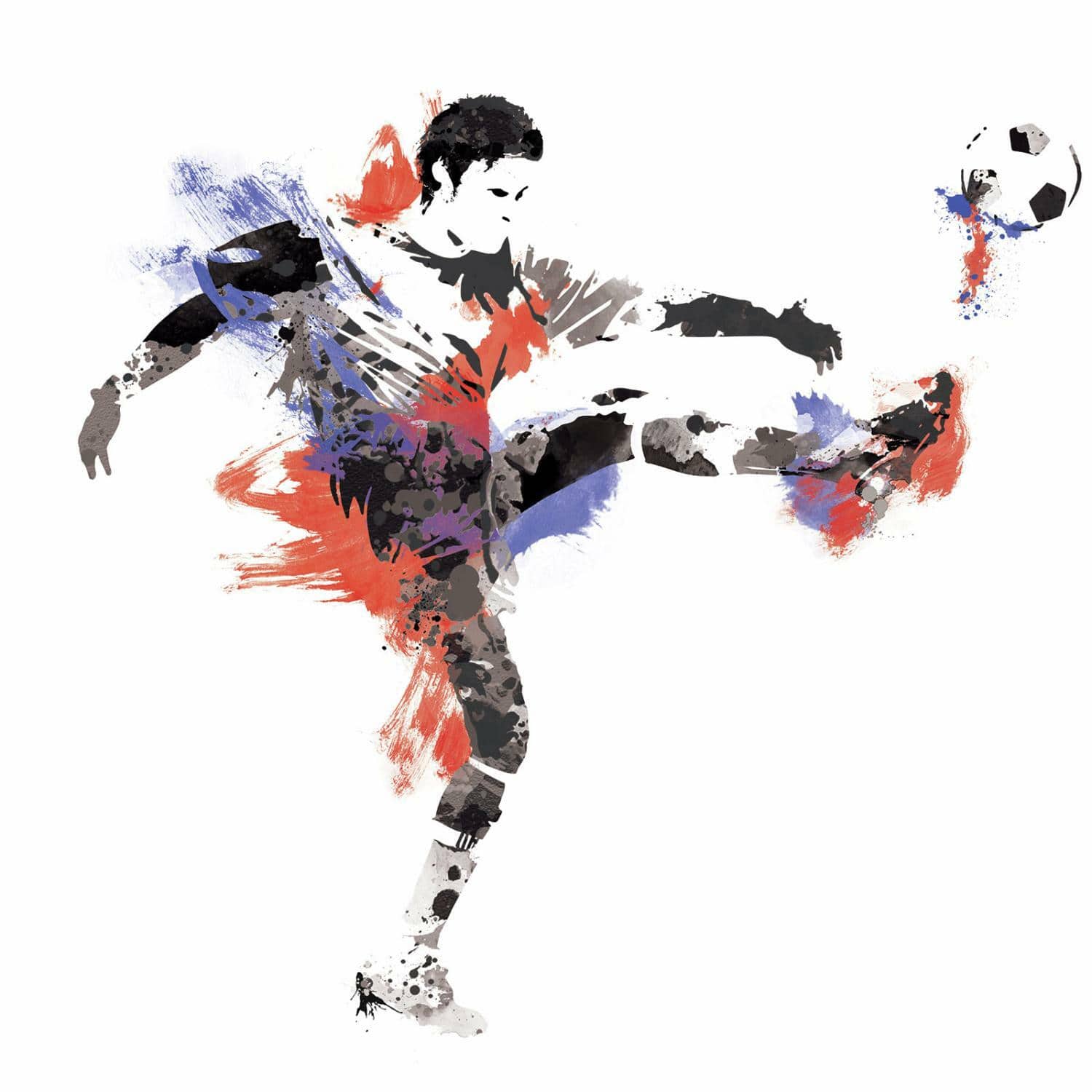 RoomMates Soccer Champion Peel & Stick Giant Decals