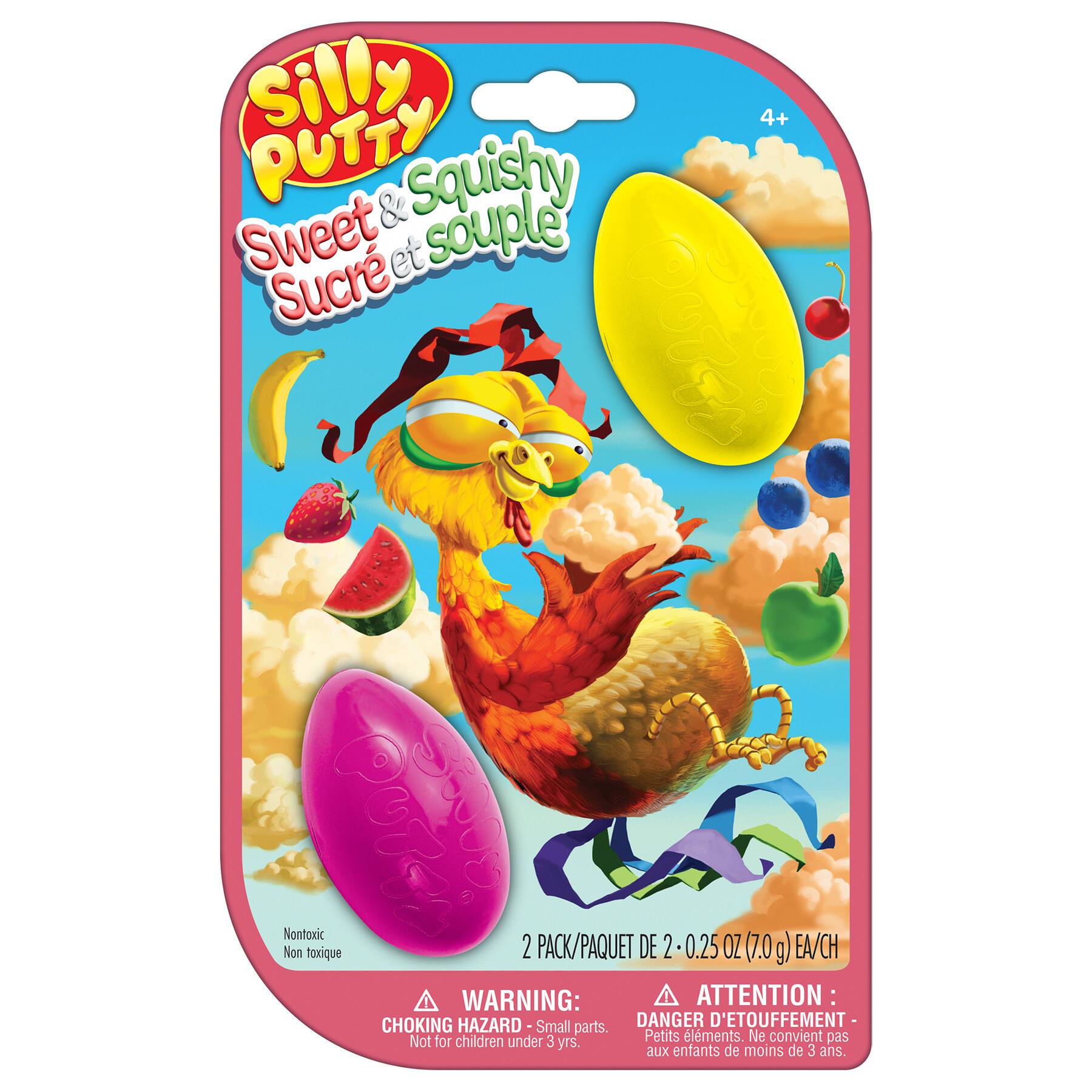 Crayola® Silly Putty® 1/4oz. Sweet & Squishy Egg Set