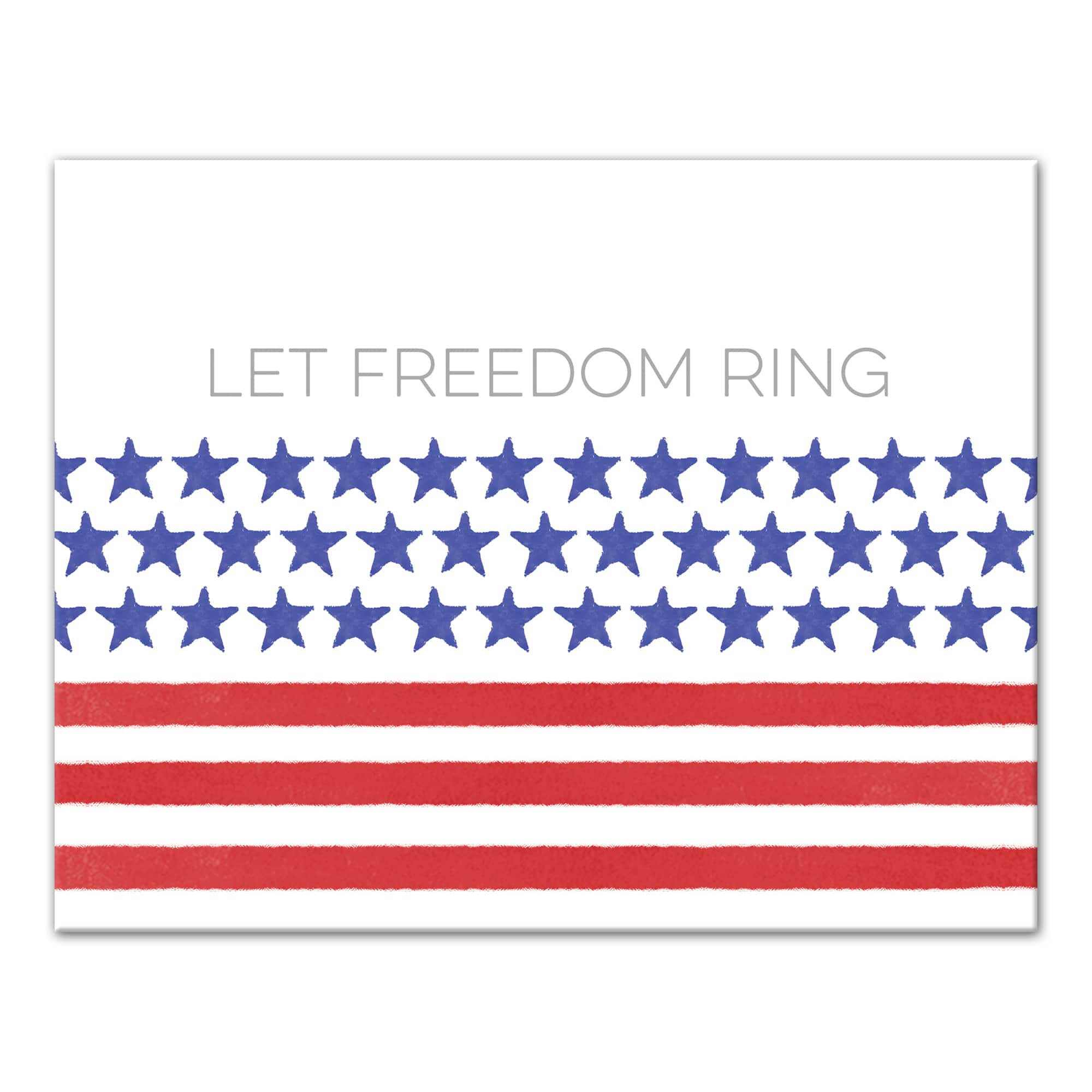 Let Freedom Ring Canvas Wall Art