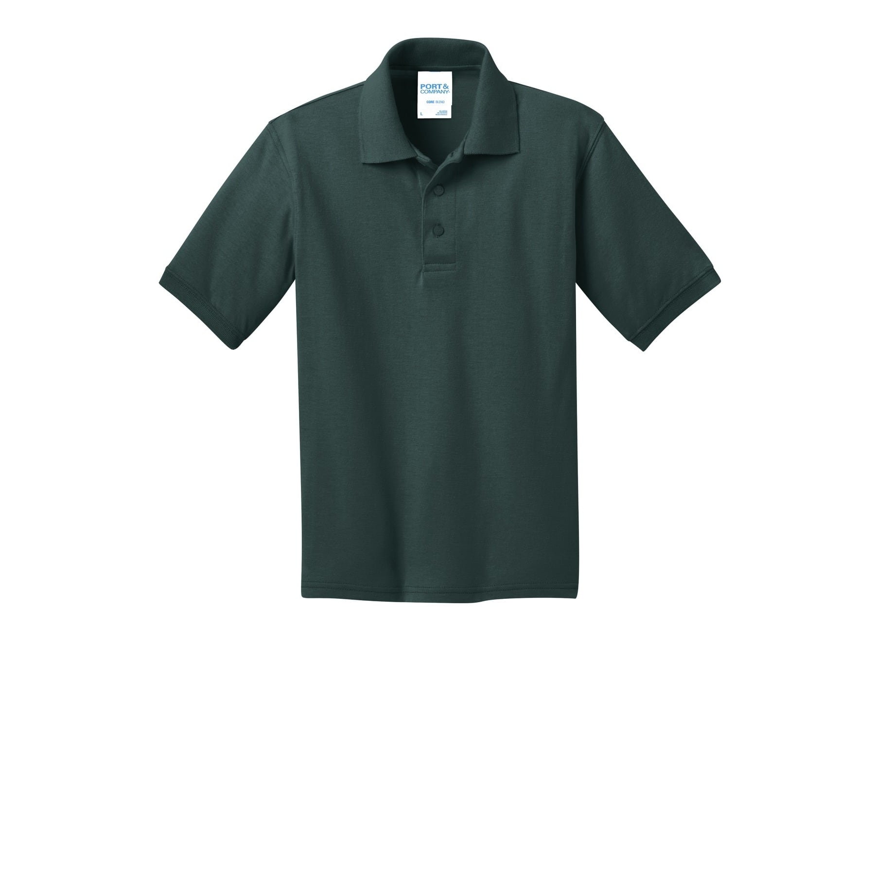 Port & Company® Youth Core Blend Jersey Knit Polo