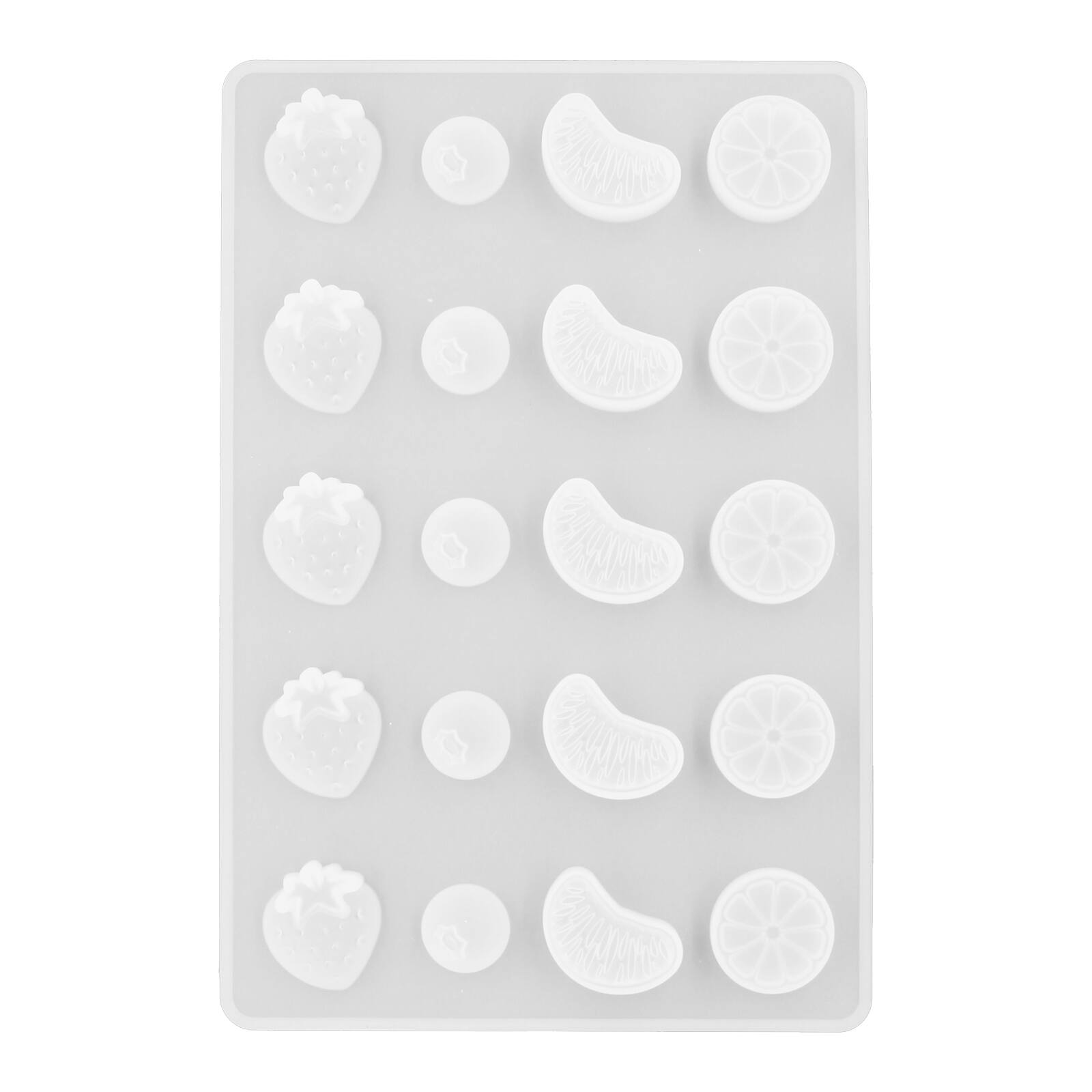 8 Pack: Fruit Mix Silicone Wax Melt Mold by Make Market®