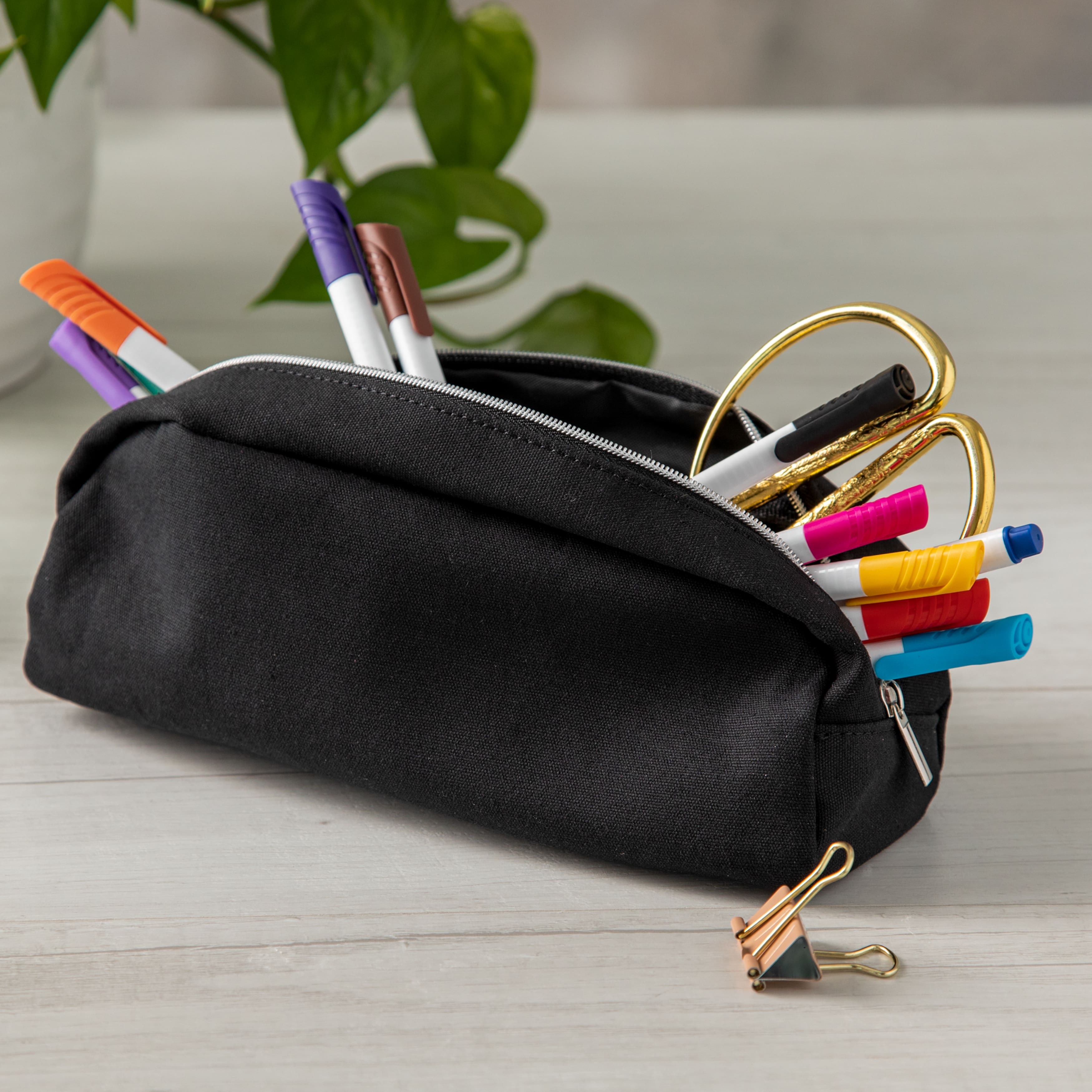 Black Canvas Pouch by Artist's Loft™