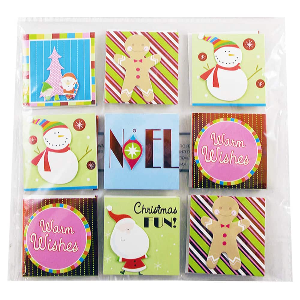 JAM Paper Colorful Christmas Gift Tags Set