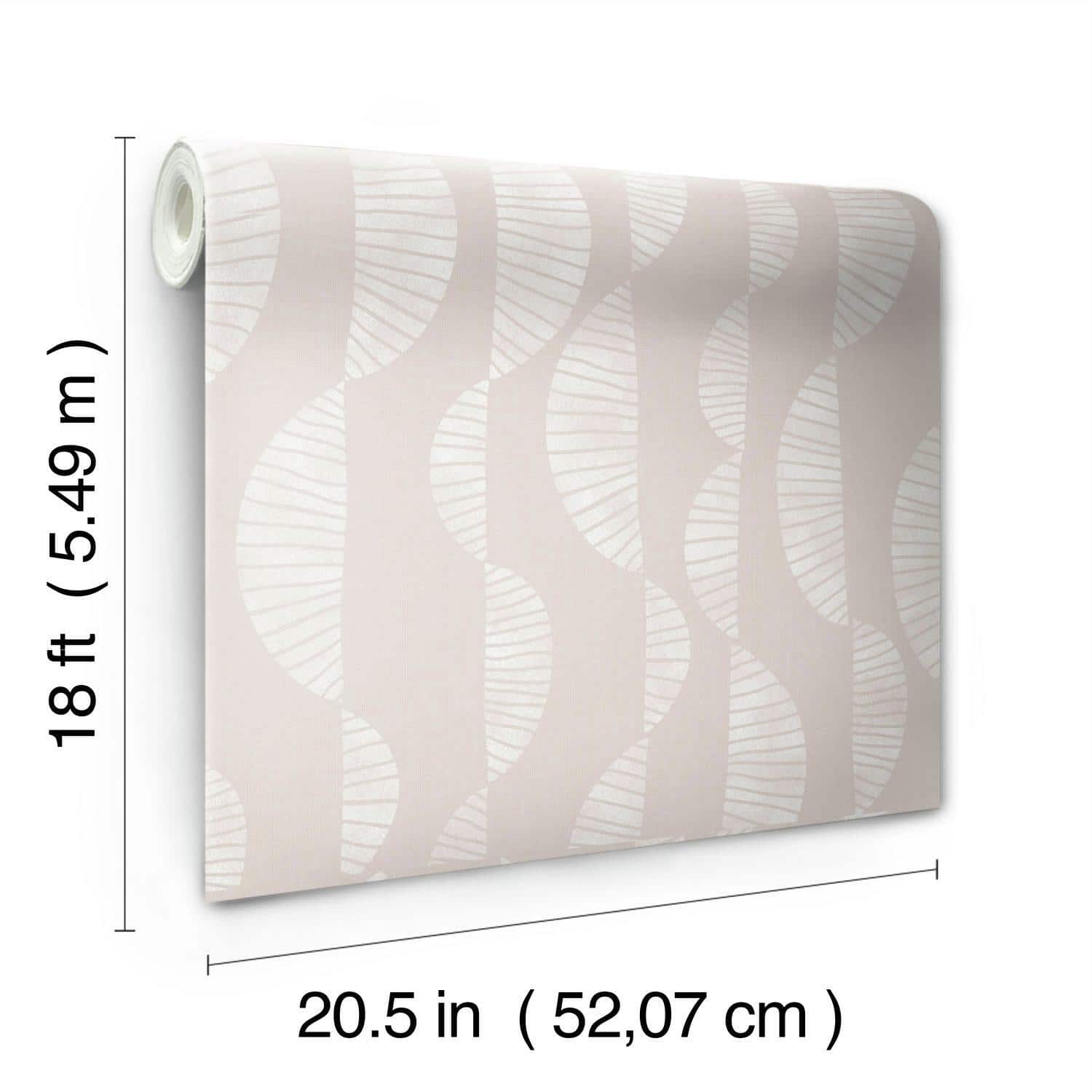 RoomMates Seychelles Wave Peel & Stick Wallpaper