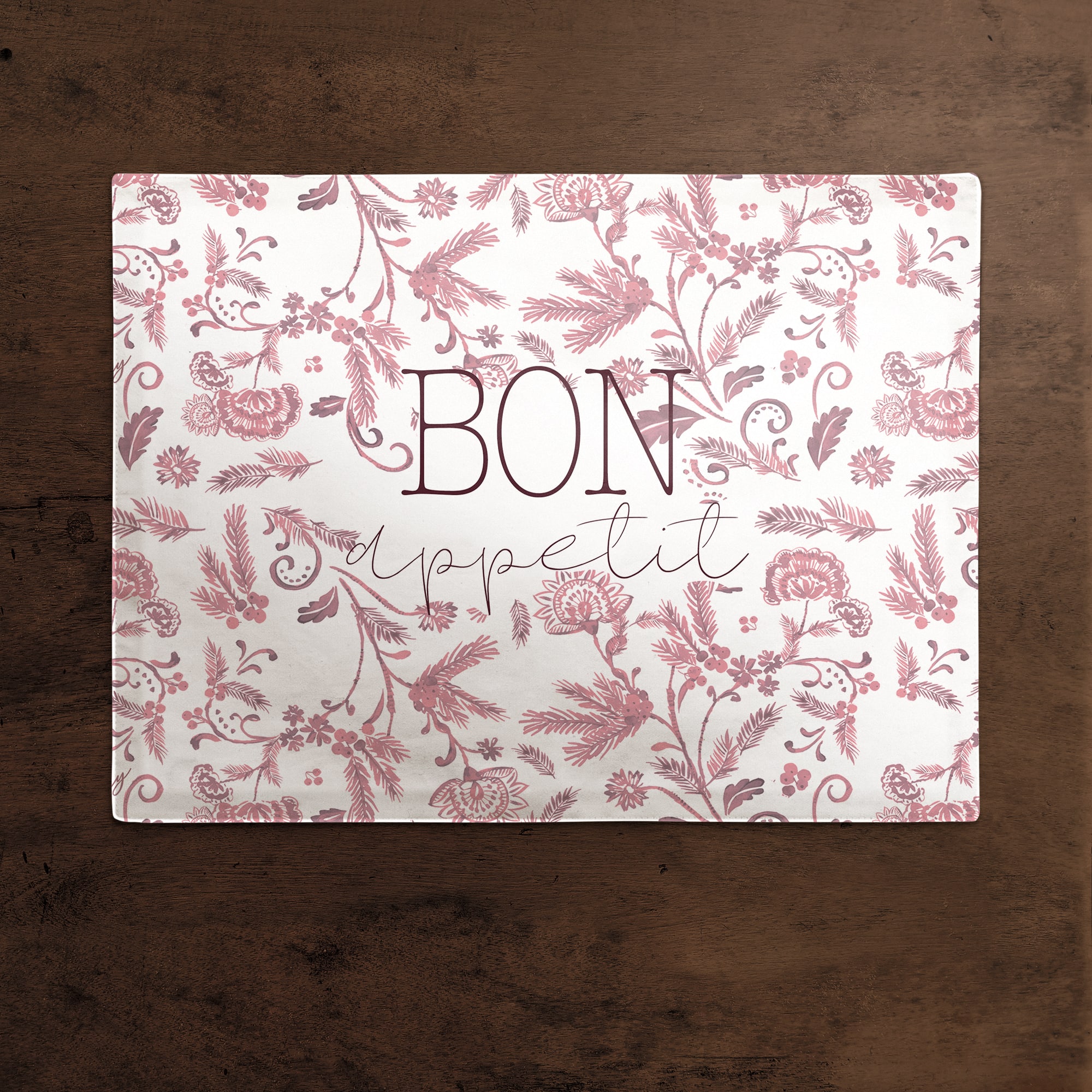 Paisley Bon Appetit 18" x 14" Cotton Twill Placemat