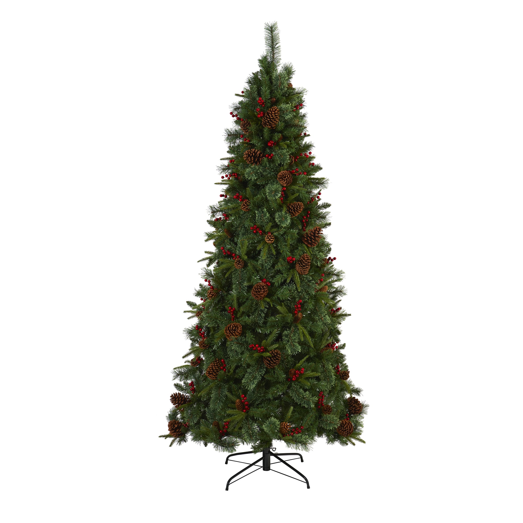 7.5ft. Pre-Lit Norway Mixed Pine Artificial Christmas Tree, Clear LED Lights