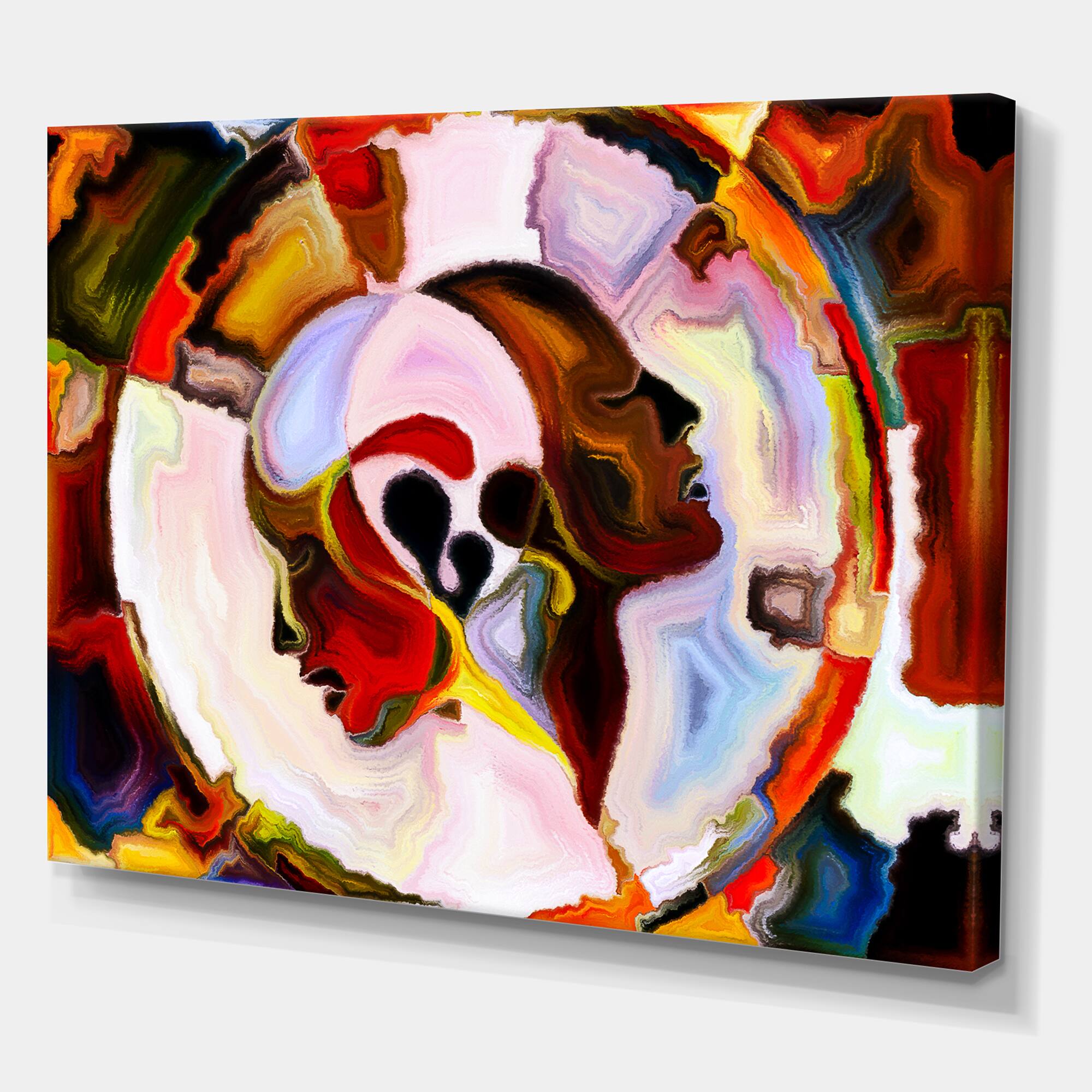 Designart - Union Of Male And Female Faces III
