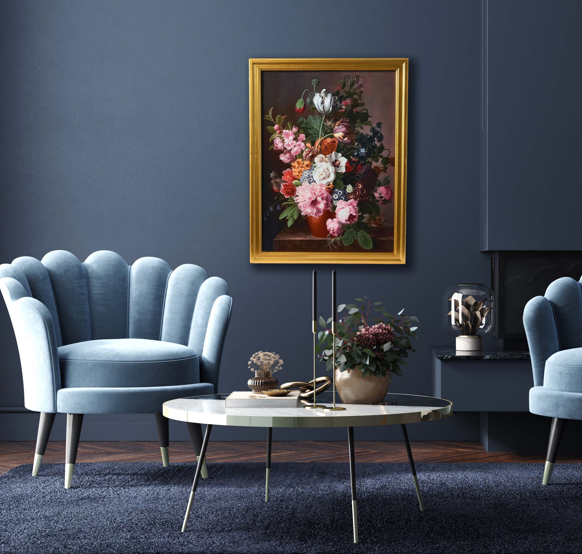 Hello Honey® Framed Vintage Reproduction Floral Still Life Print