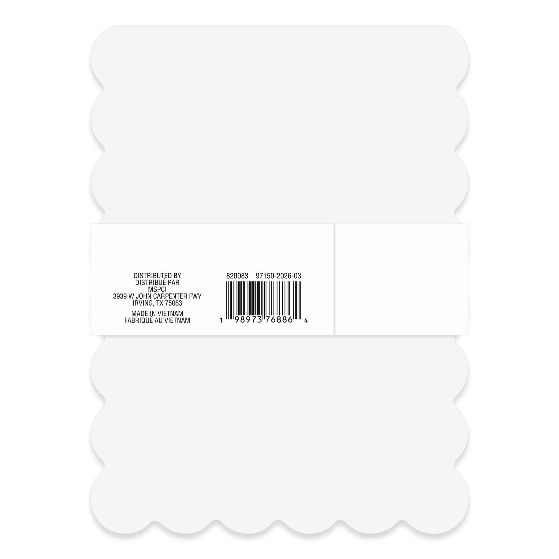 5" x 6.75" Scalloped Lavender List Notepad by Recollections™, 100 Sheets