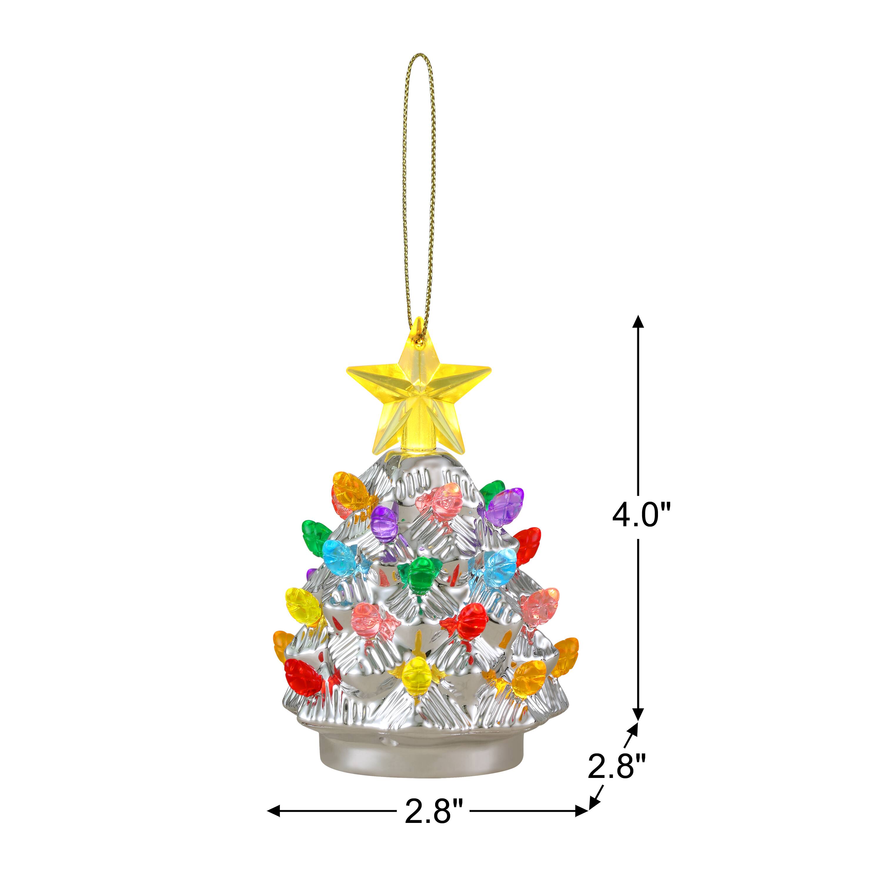 Mr. Christmas 4" Electroplated Shatterproof Tree Ornament