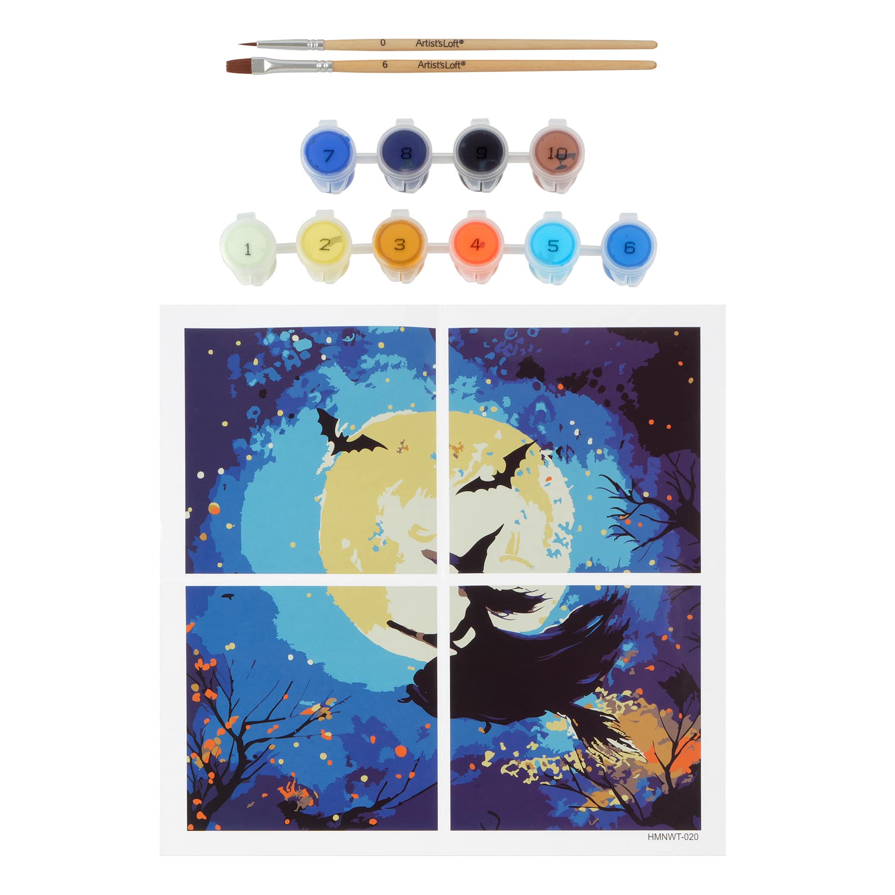 Witch Paint-by-Number Gallery Mini Kit by Artist's Loft®