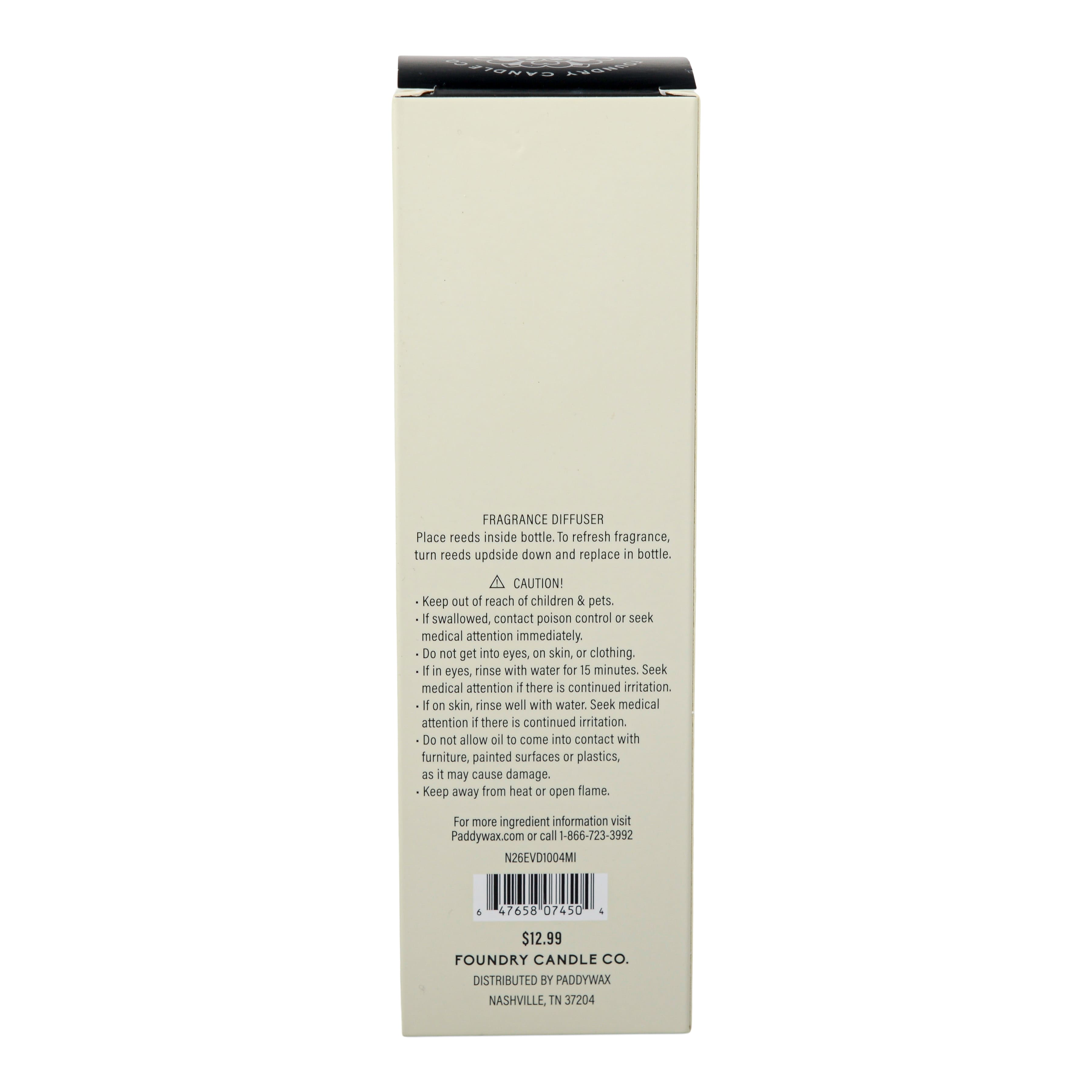 Foundry Candle Co. Salted White Sage Reed Diffuser