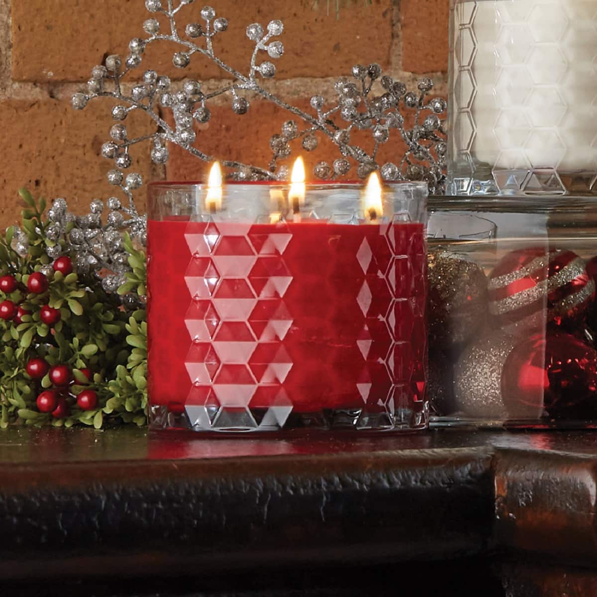 Root Candles Signature 3-Wick Honeycomb Beeswax Blend Jar Candle