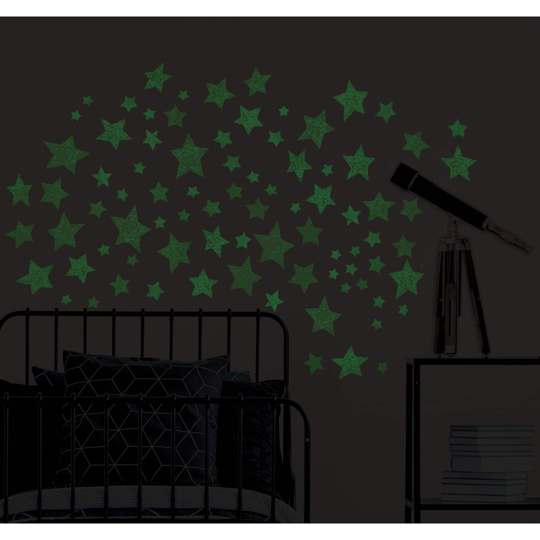 WallPops Star Struck Glow in the Dark Wall Art Kit