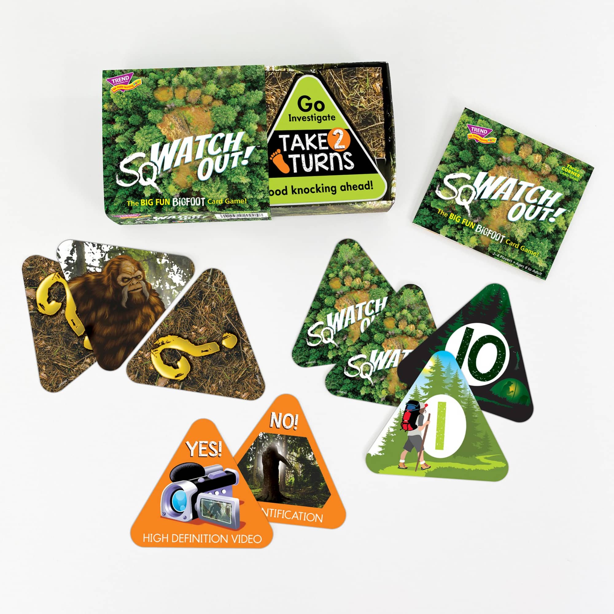 Trend Enterprises® sqWATCH OUT! The Fun Bigfoot Card Game