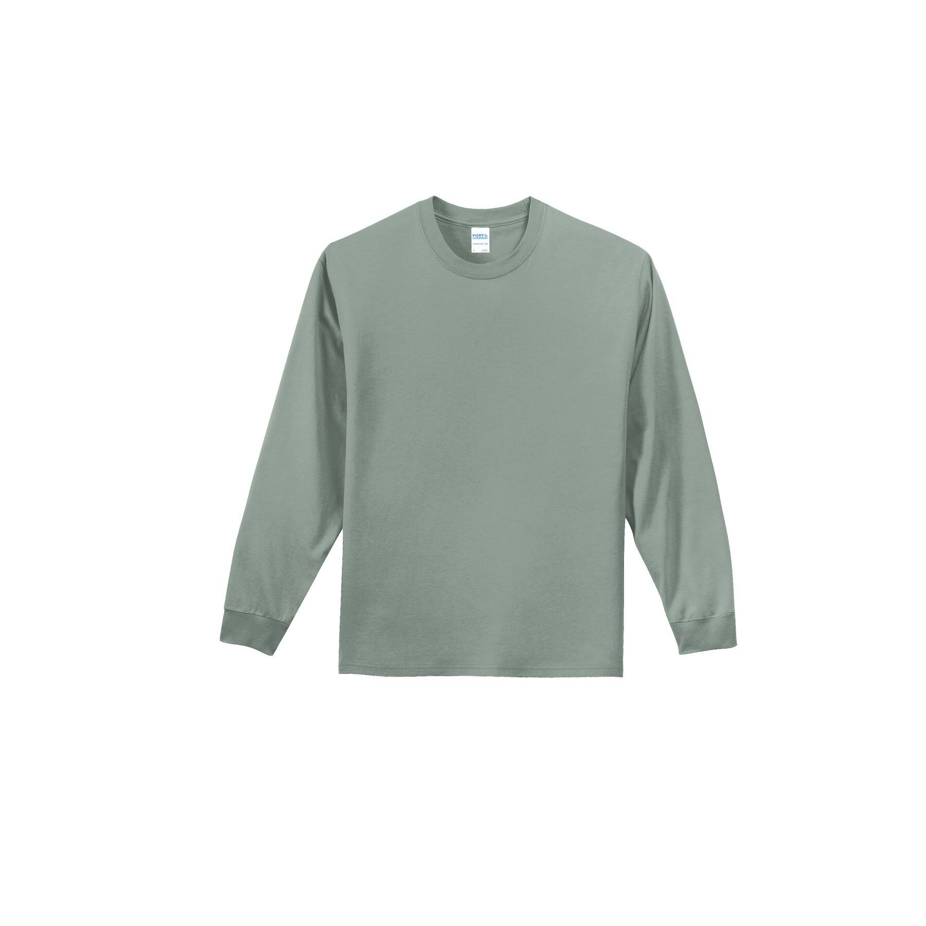 Port & Company® Stonewashed Long Sleeve Essential T-Shirt, Size