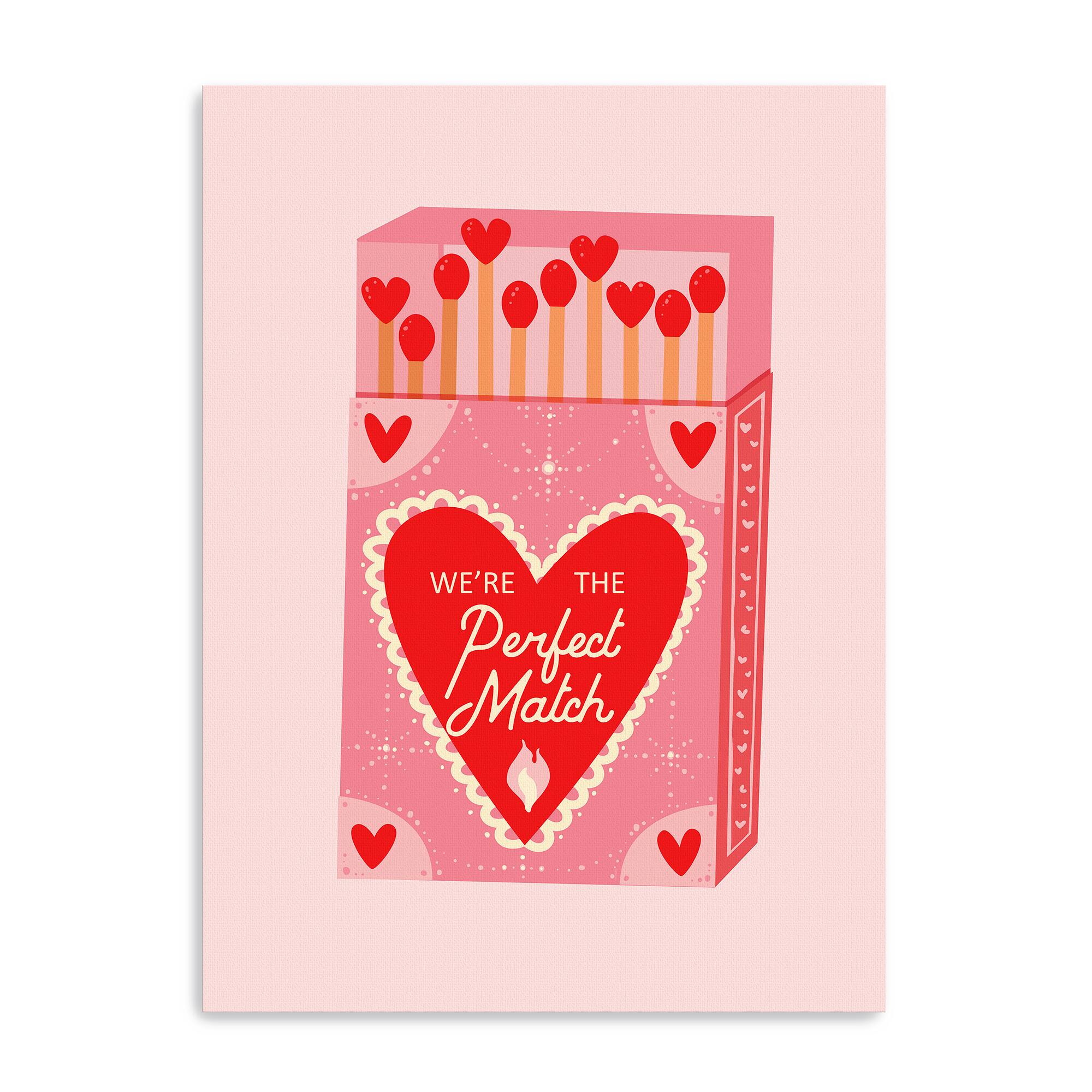 Love Matchbox Canvas Giclée Art
