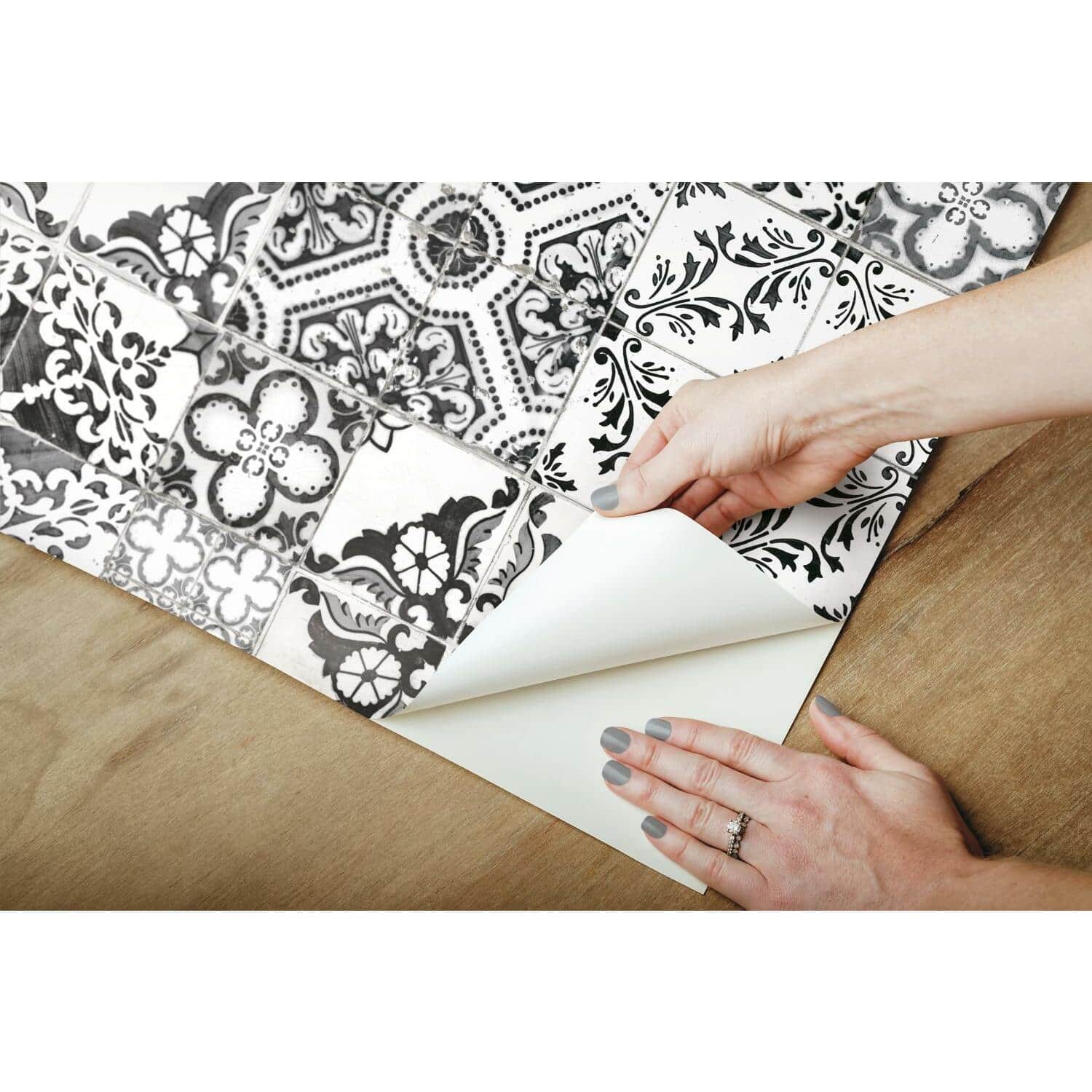 RoomMates Mediterranean Tile Peel & Stick Wallpaper