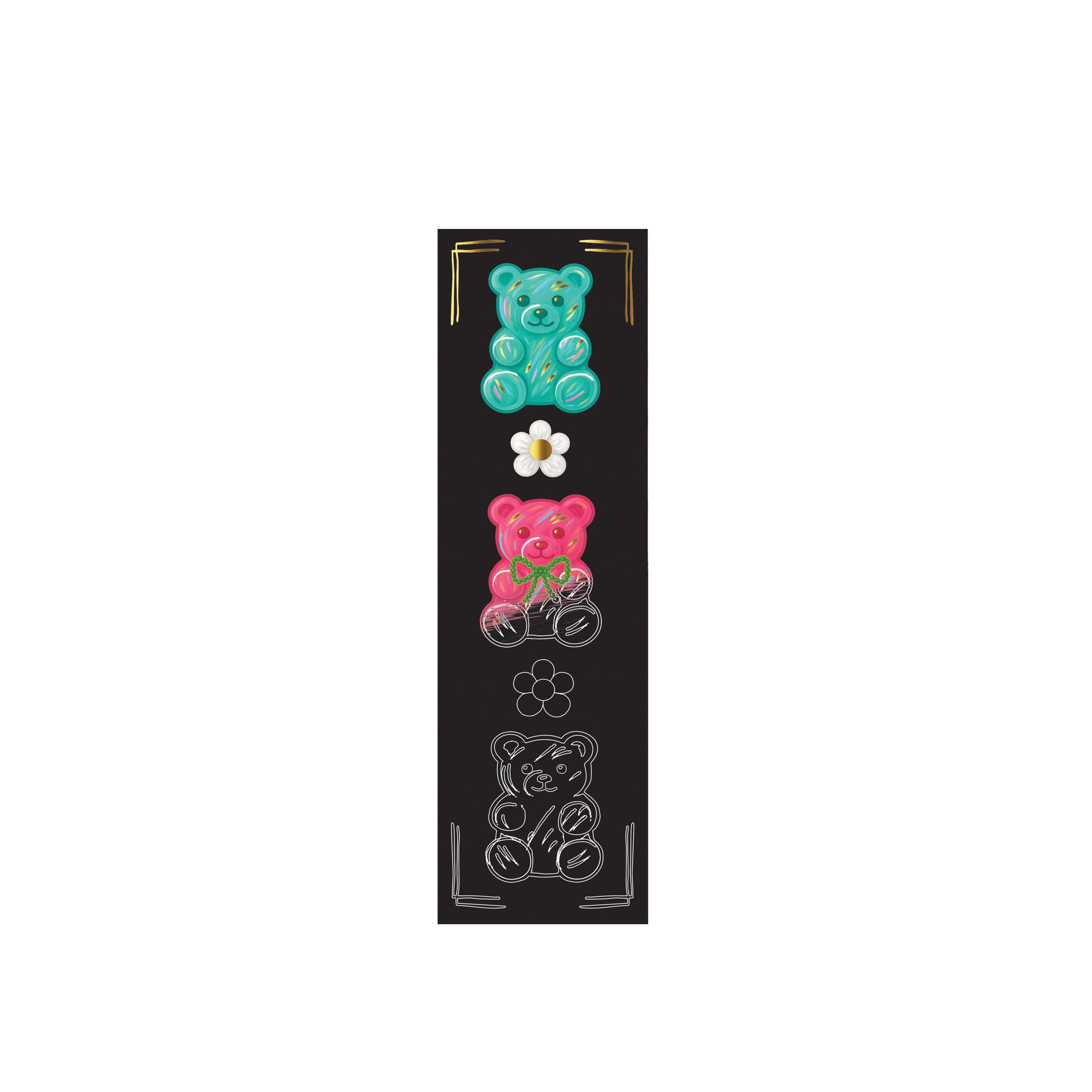 Vivid by Brea Reese® Balloon Dog Scratch Art Bookmark Kit