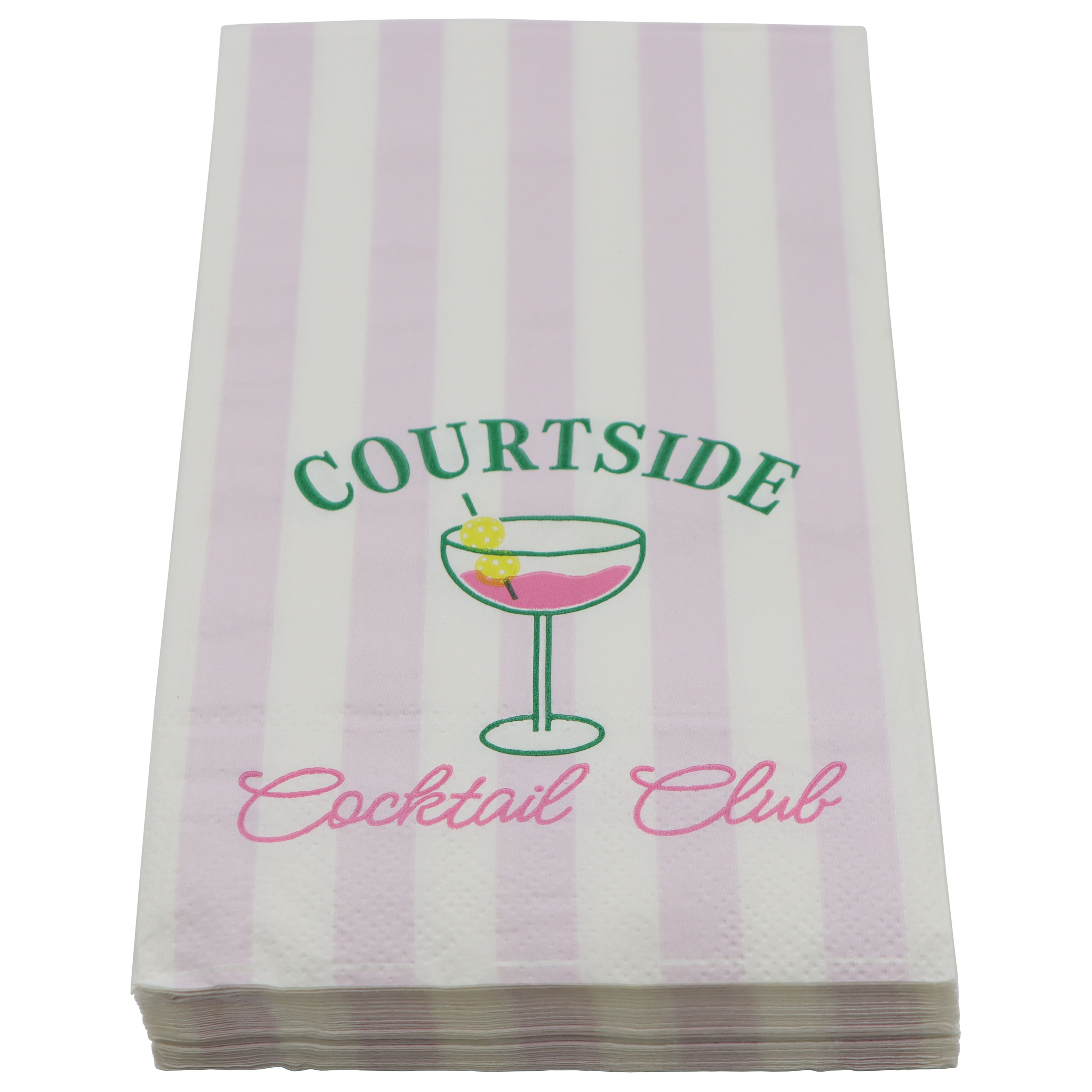 Cocktail Court Club Stripes Paper Guest Napkins, 20ct. by Celebrate It™