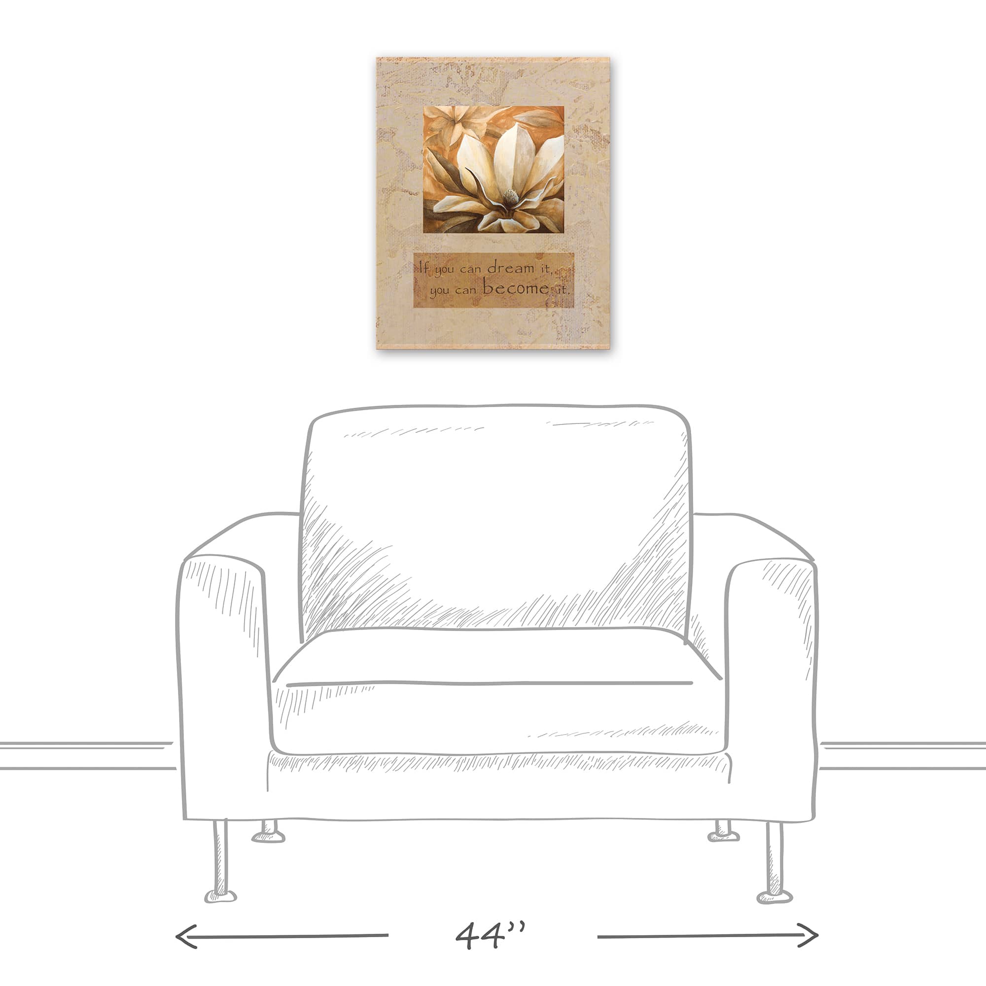 Magnolia Dream 16" x 20" Canvas Wall Art
