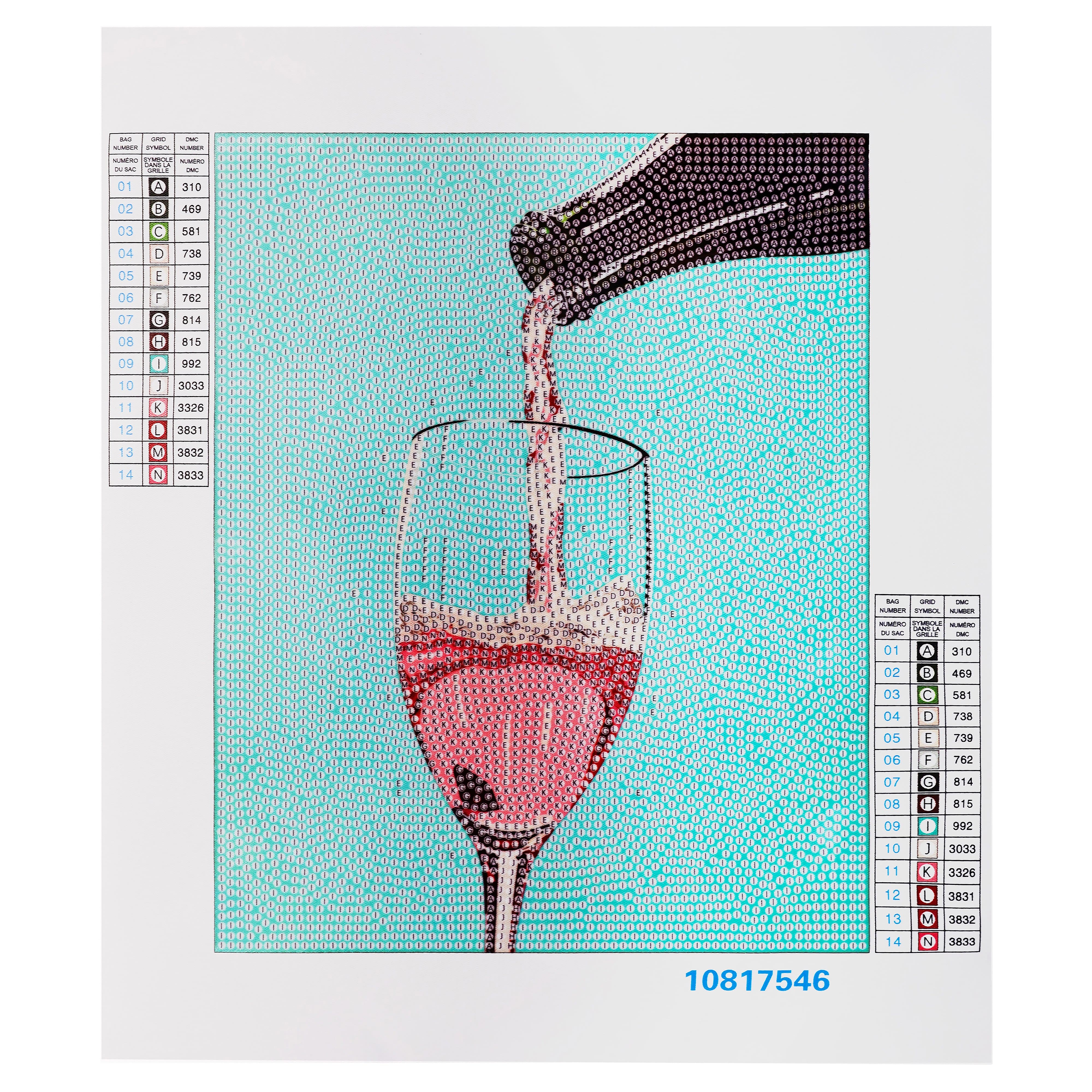 8" x 10" Rosé Diamond Art Kit by Make Market®