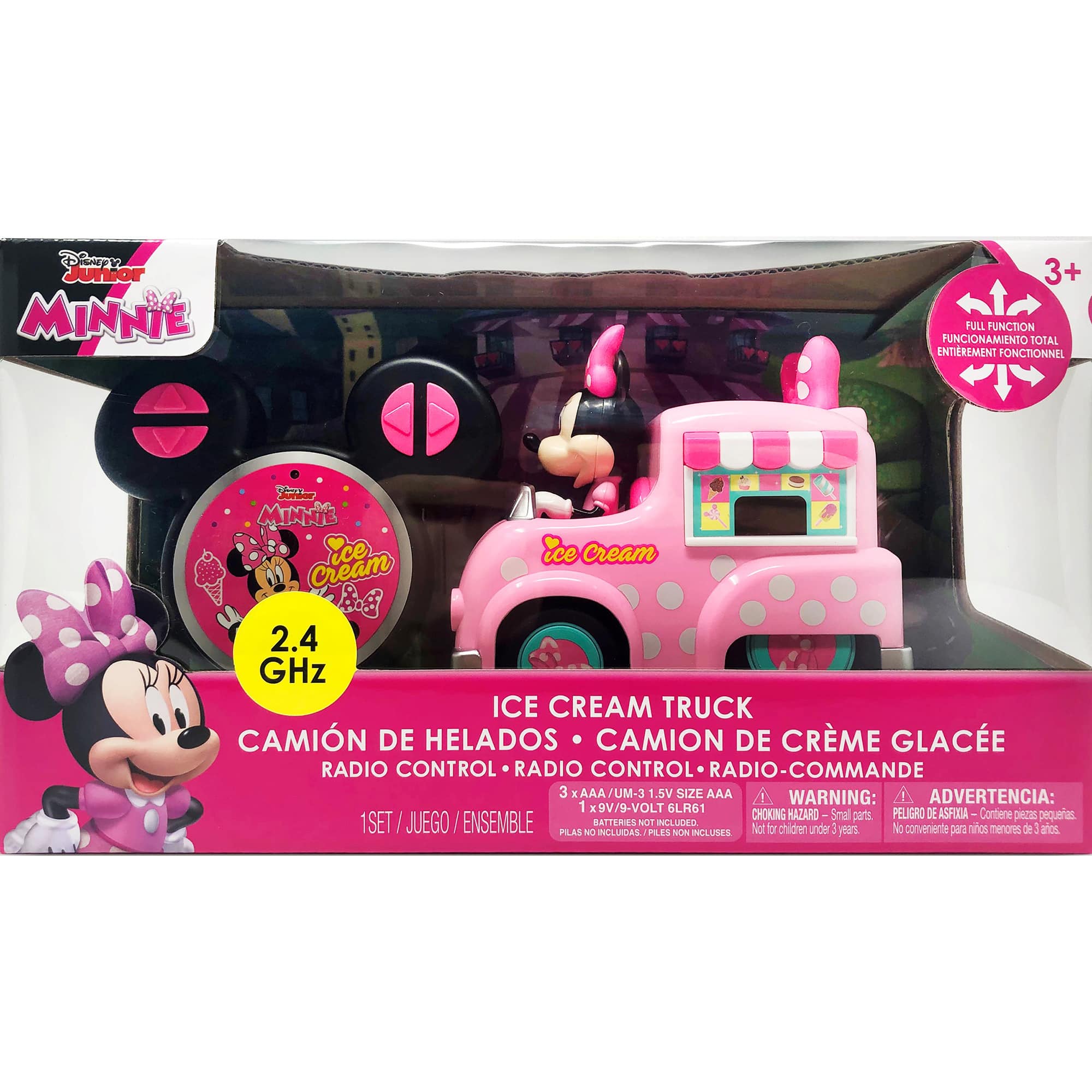 Jam'n Products Disney Junior Minnie's Remote-Control Ice Cream Truck Toy