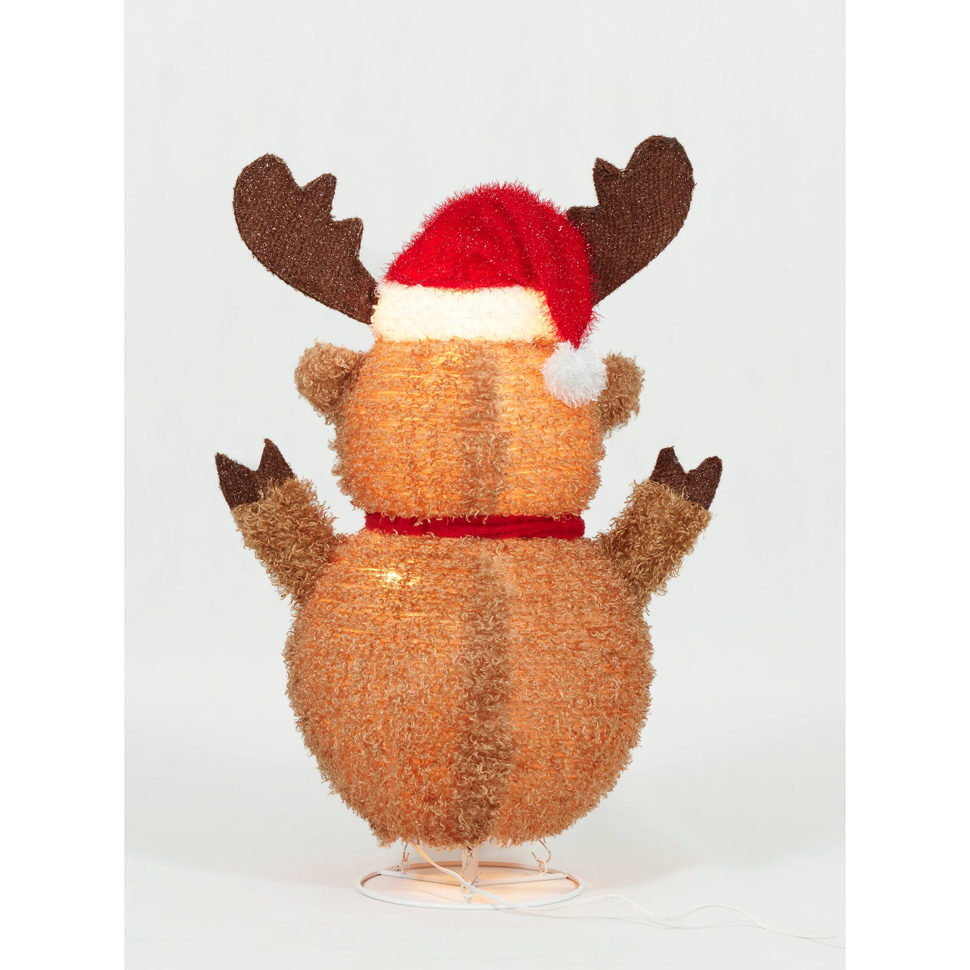 2.5ft. Pop-Up Fluffy Moose Sculpture