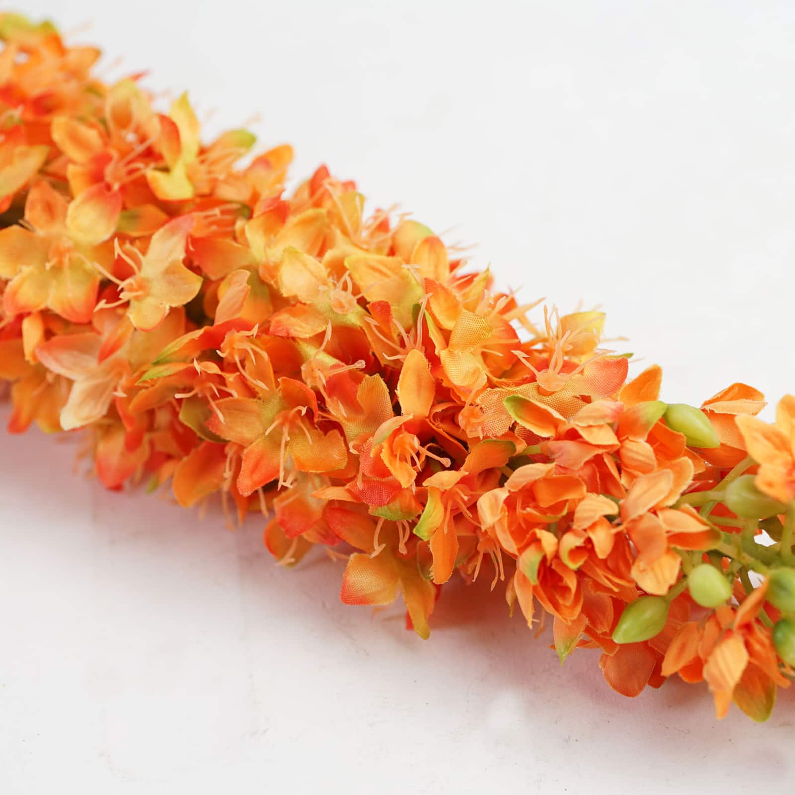Orange Artificial Foxtail Stem