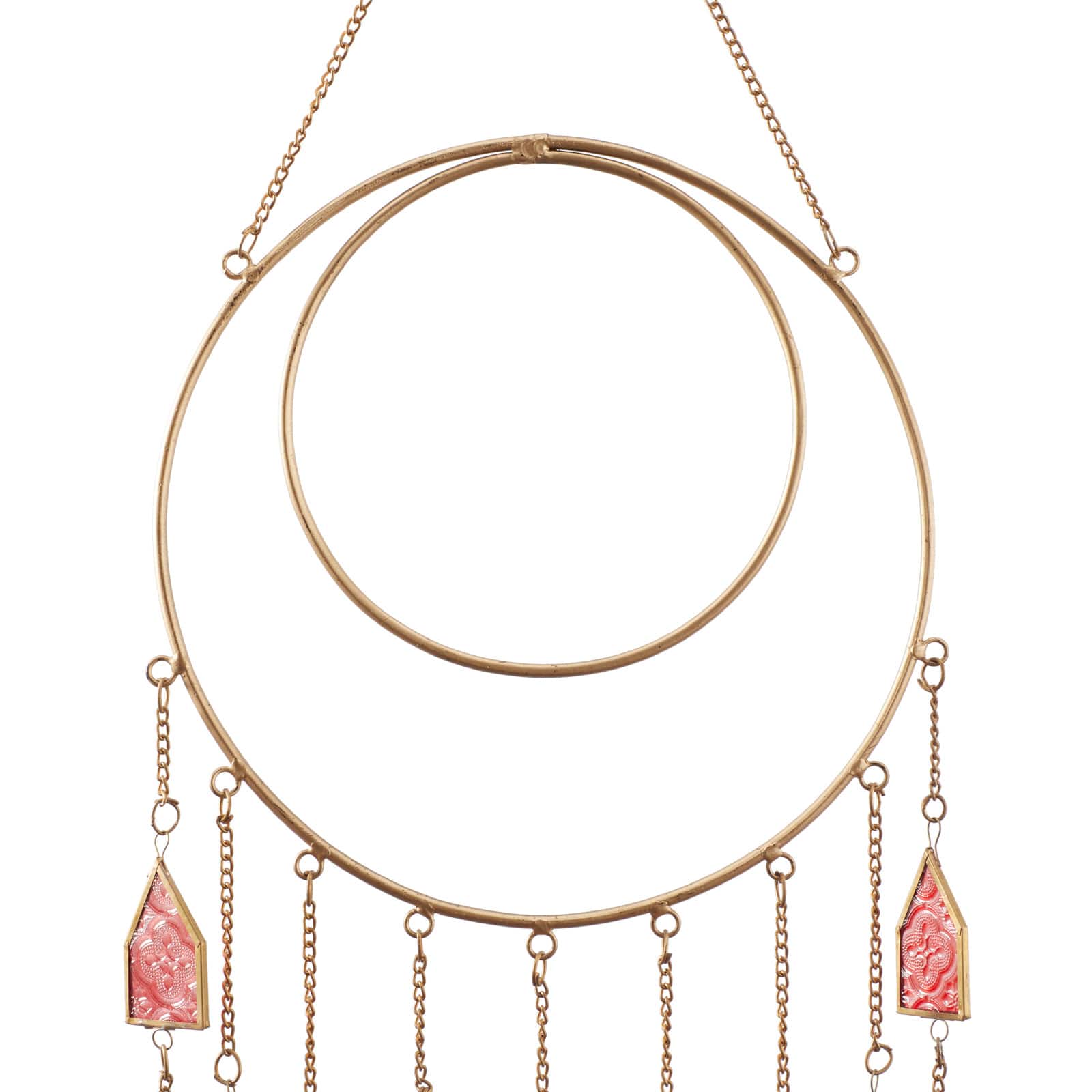Multi Metal Contemporary Windchime, 49" x 12"