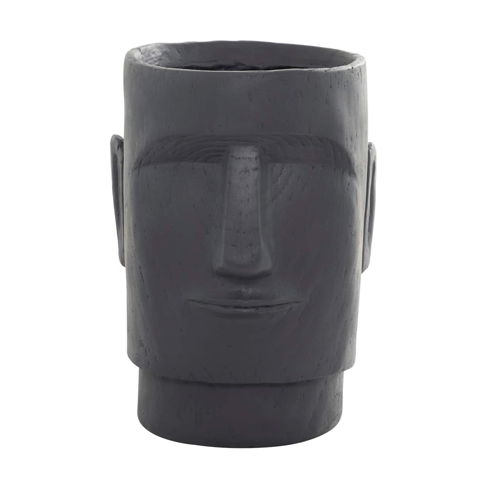 Grey Contemporary Planter, 13" x 14" x 18"