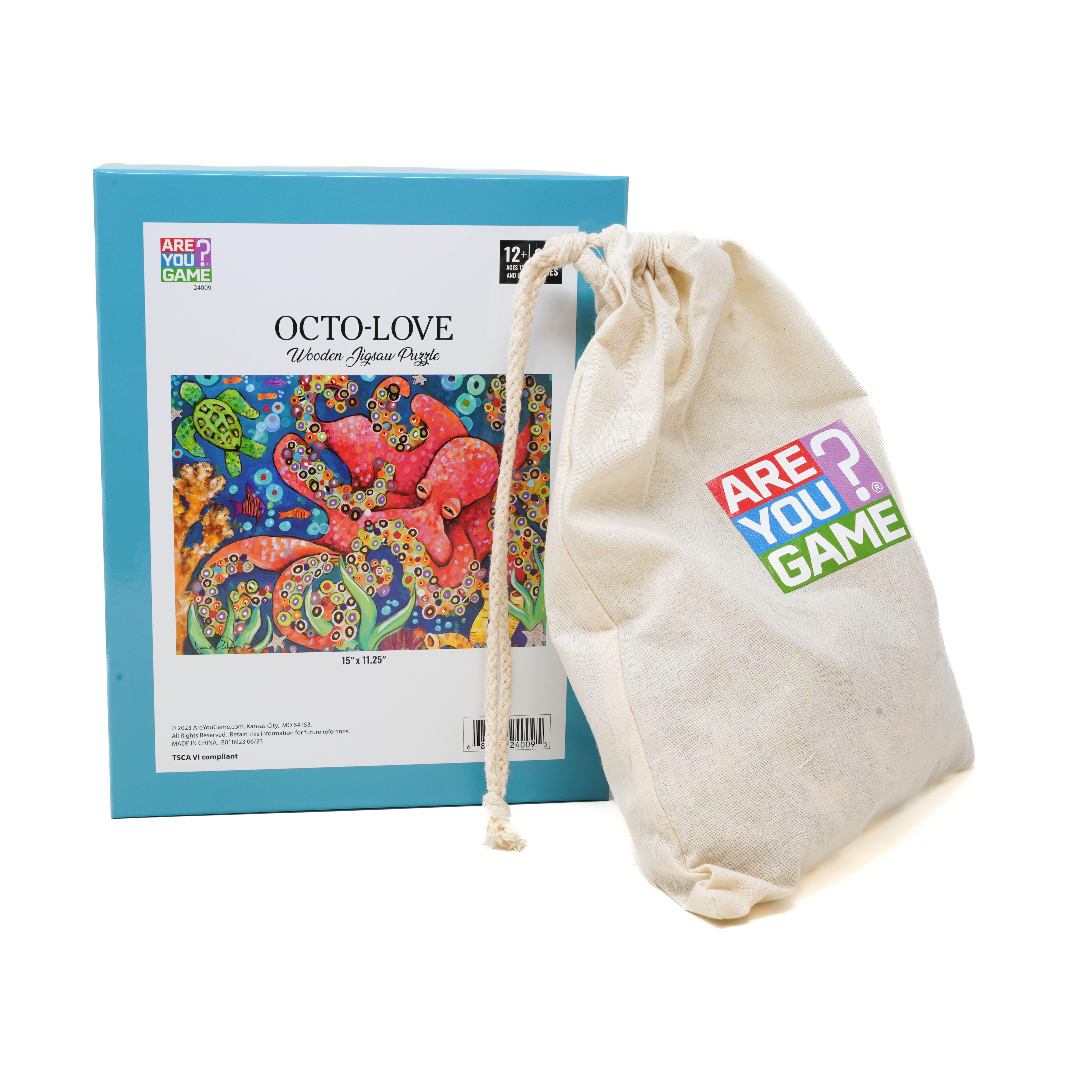 Wooden Jigsaw Puzzle - Octo-Love: 331 Pcs
