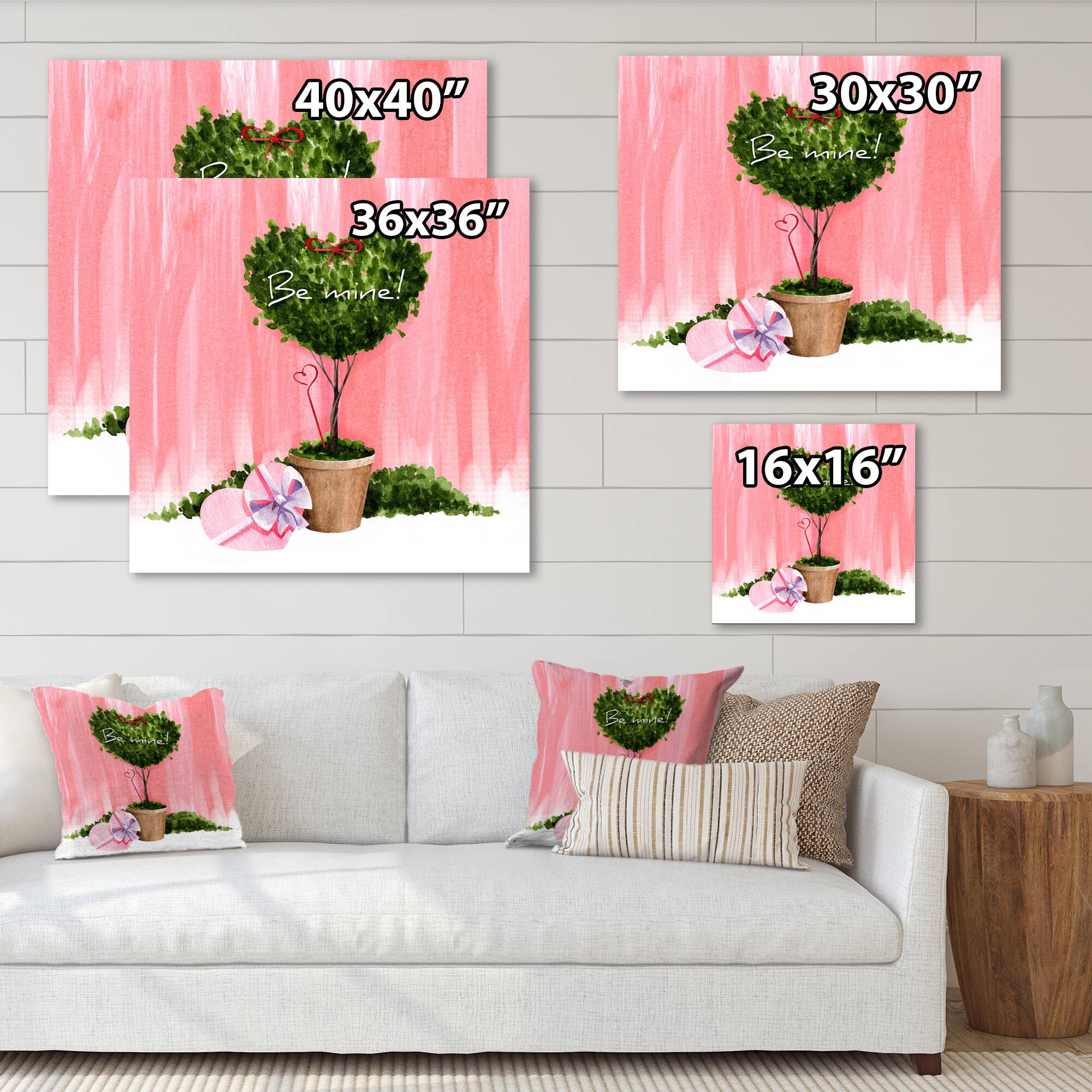 Designart - Heart Shaped Valentine House Plant