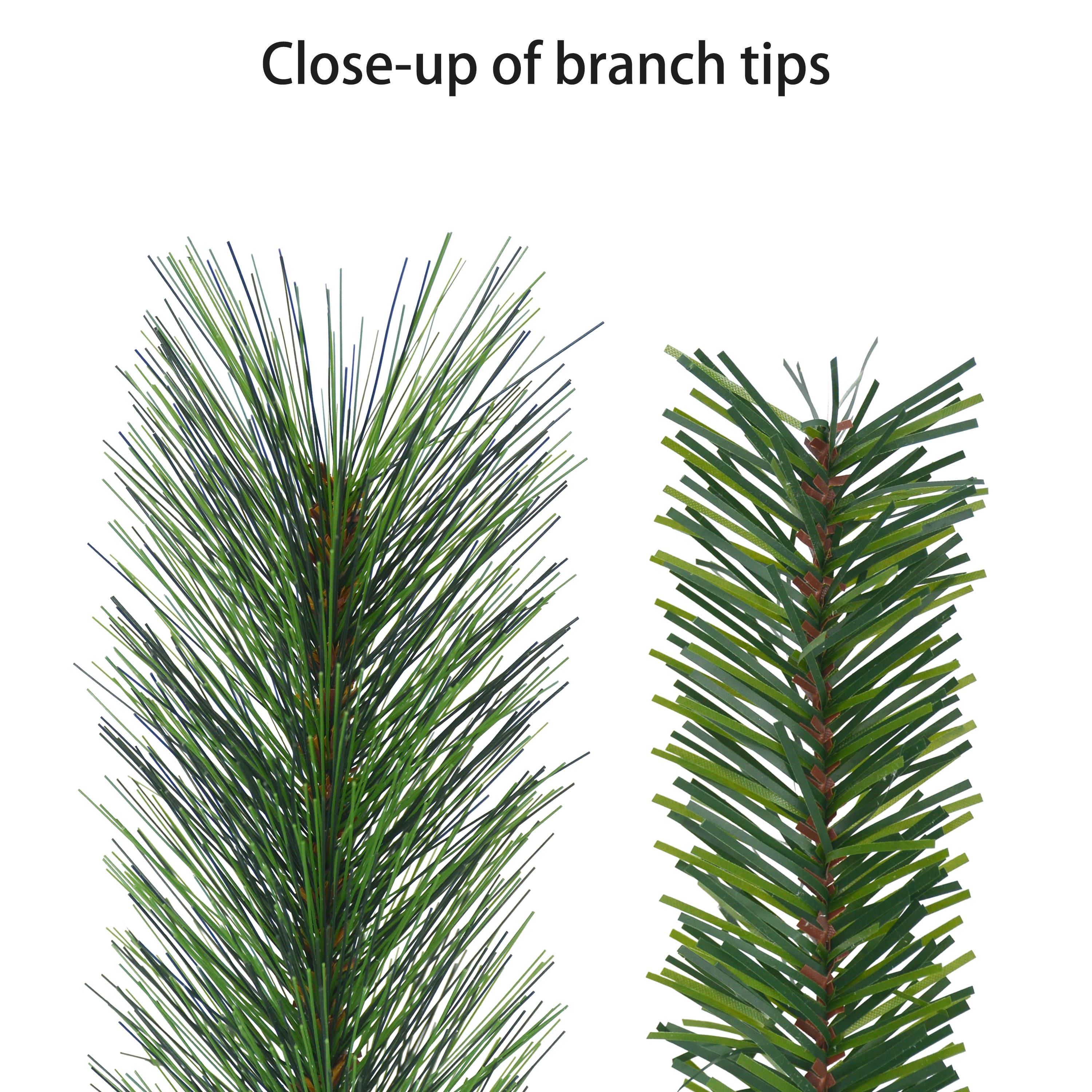 4.5ft. Pre-Lit Colorado Pine Artificial Christmas Tree, Dual Function LED Lights