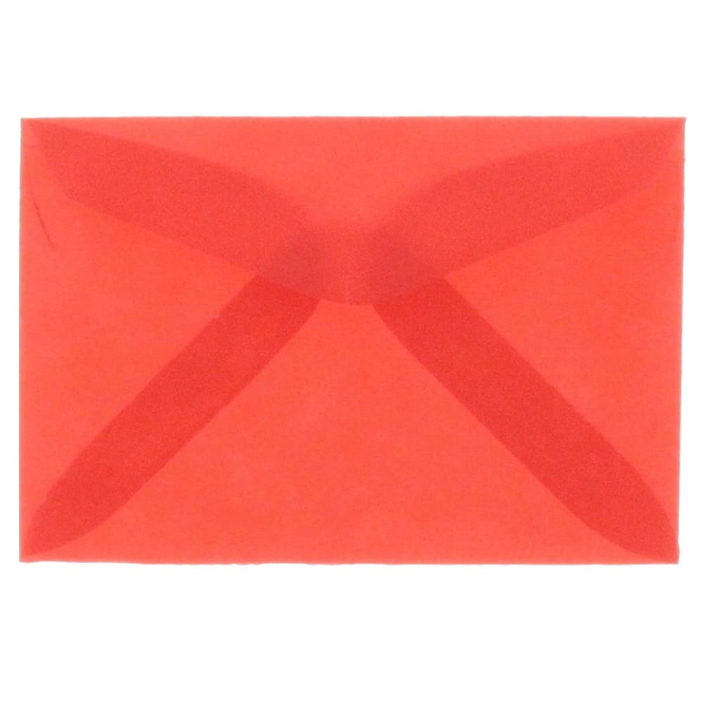 JAM Paper 2.313" x 3.625" Translucent Vellum Envelopes