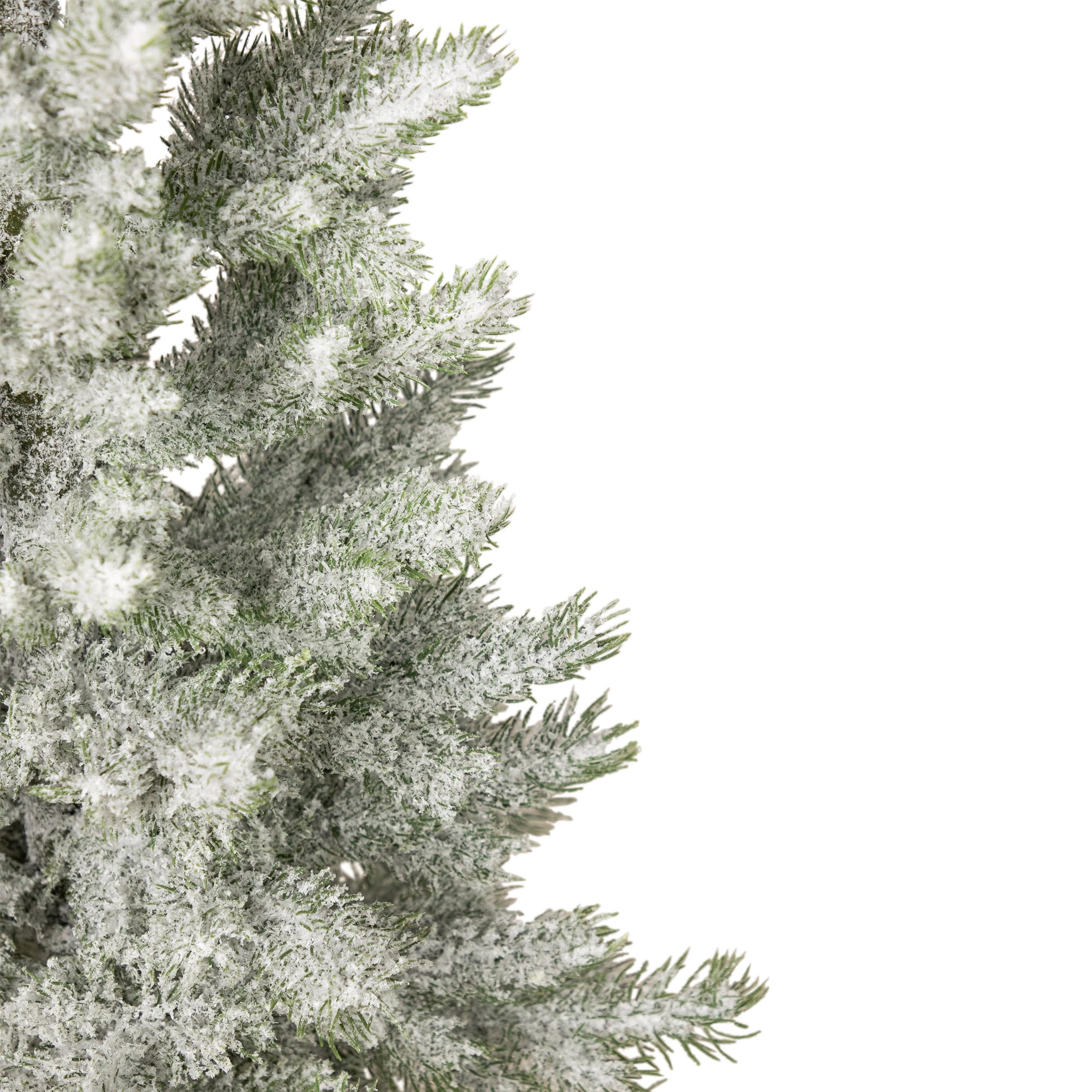 Northlight 4.5ft. Unlit Slim Flocked Norfolk Pine Artificial Christmas Tree